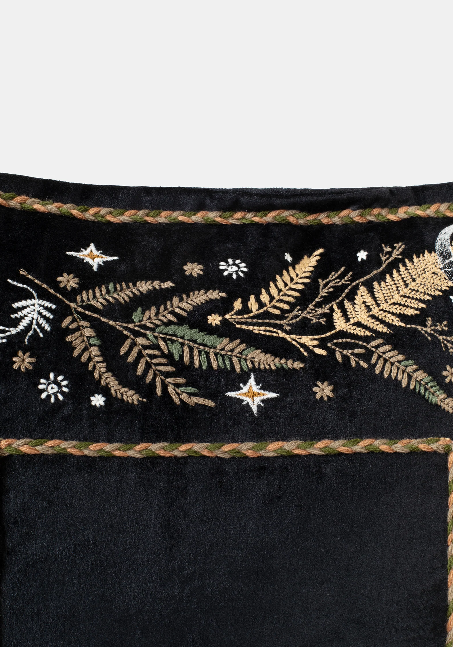 Abellona Embroidered Square Cushion - Image 4