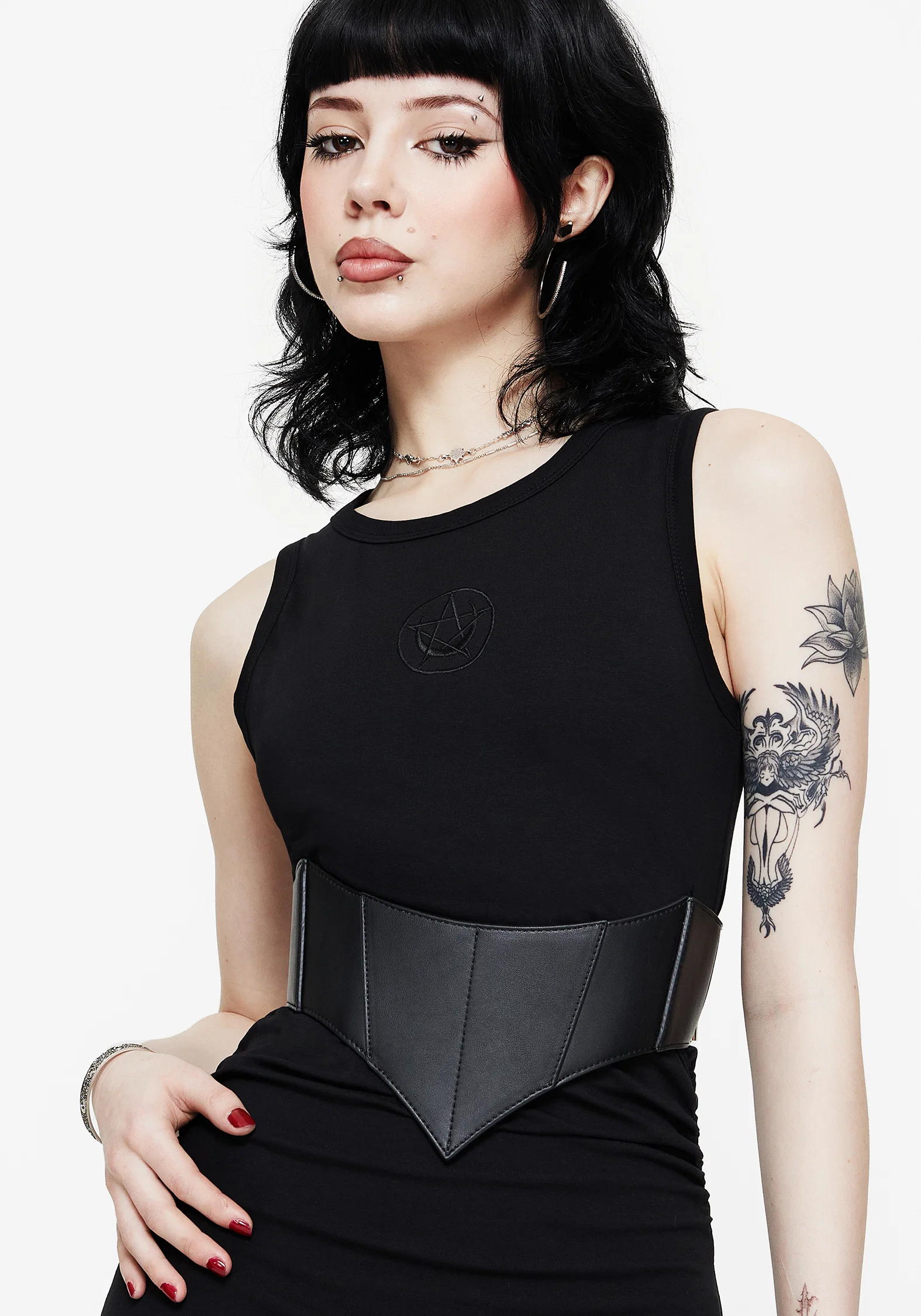 Airie Pointed Detail Waist Belt - Image 6