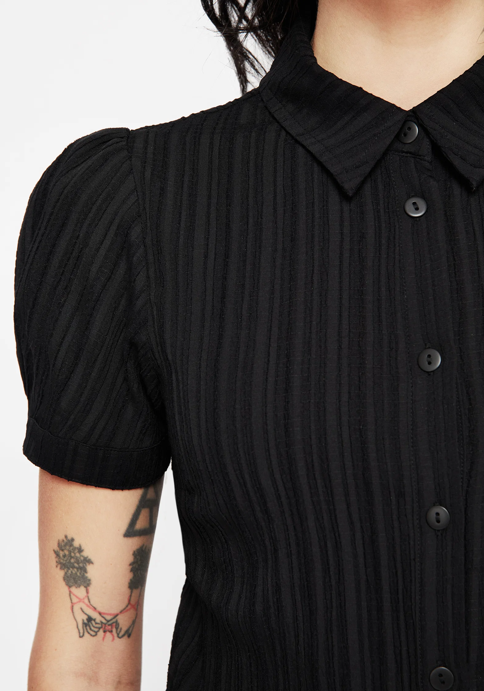 Alcina Puff Sleeve Crop Top - Image 2