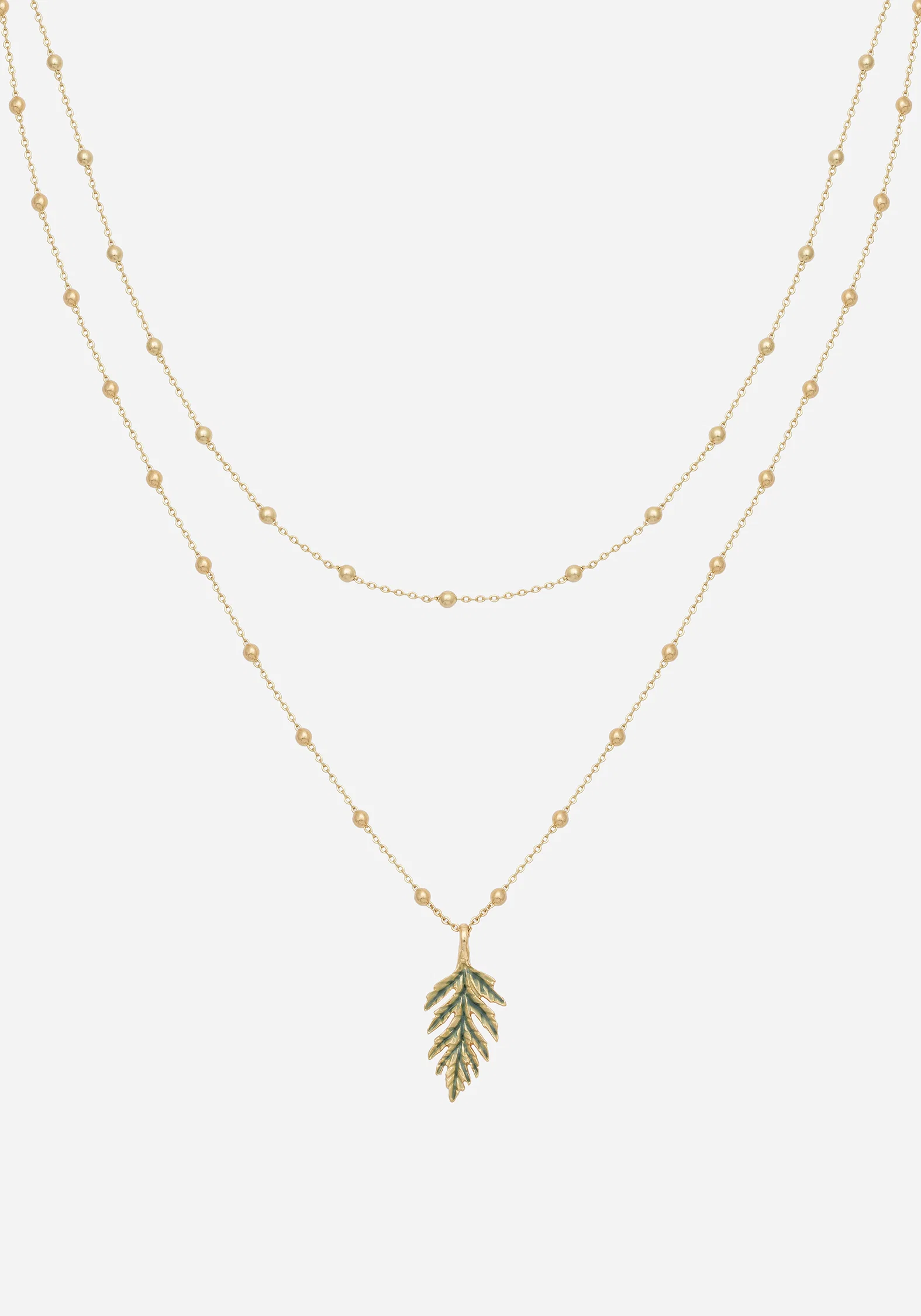 Alderwood Fern Double Layered Necklace - Image 5