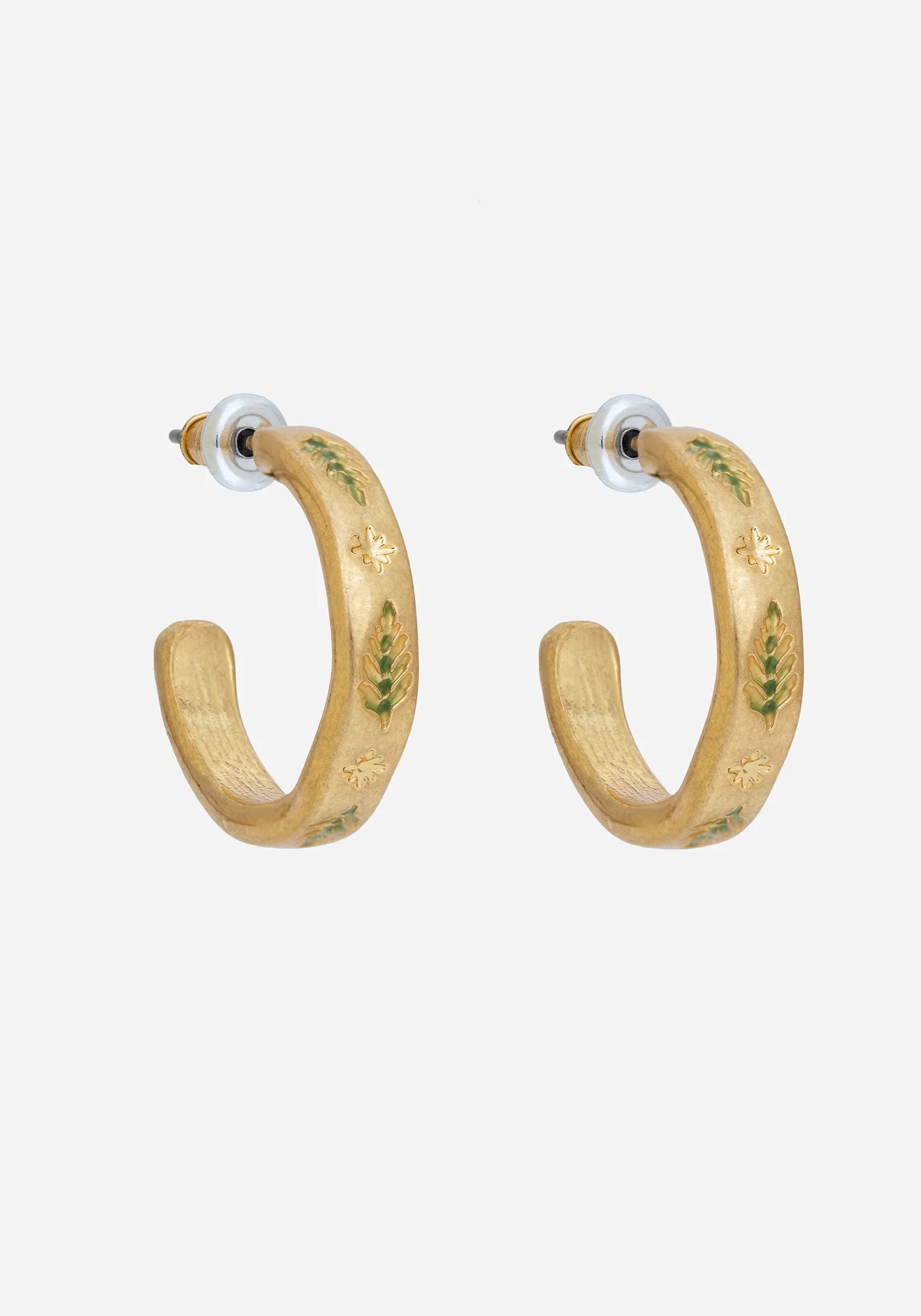 Alderwood Fern Hoop Earrings - Image 5