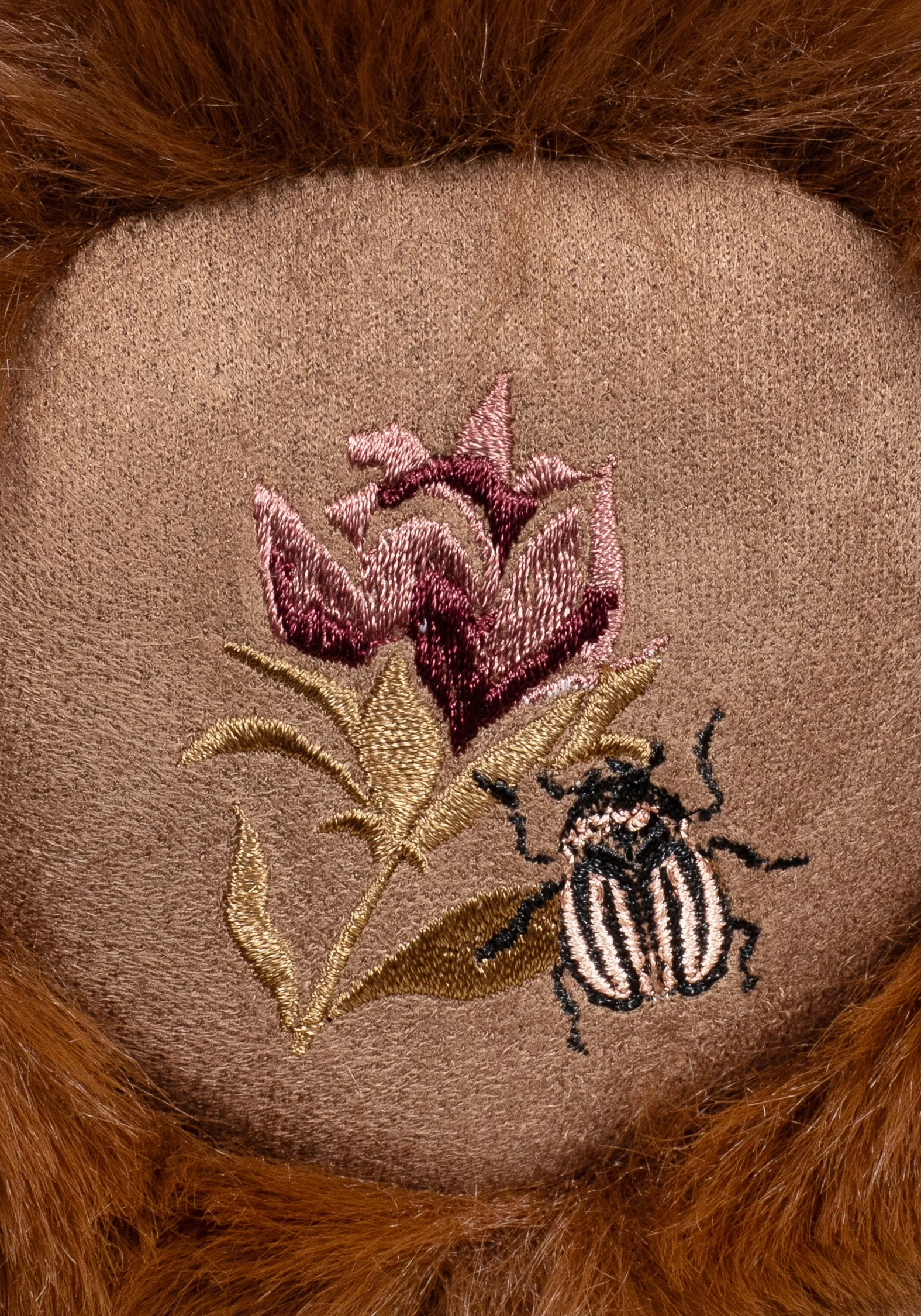 Alina Bug Faux Fur Ear Muffs - Image 7