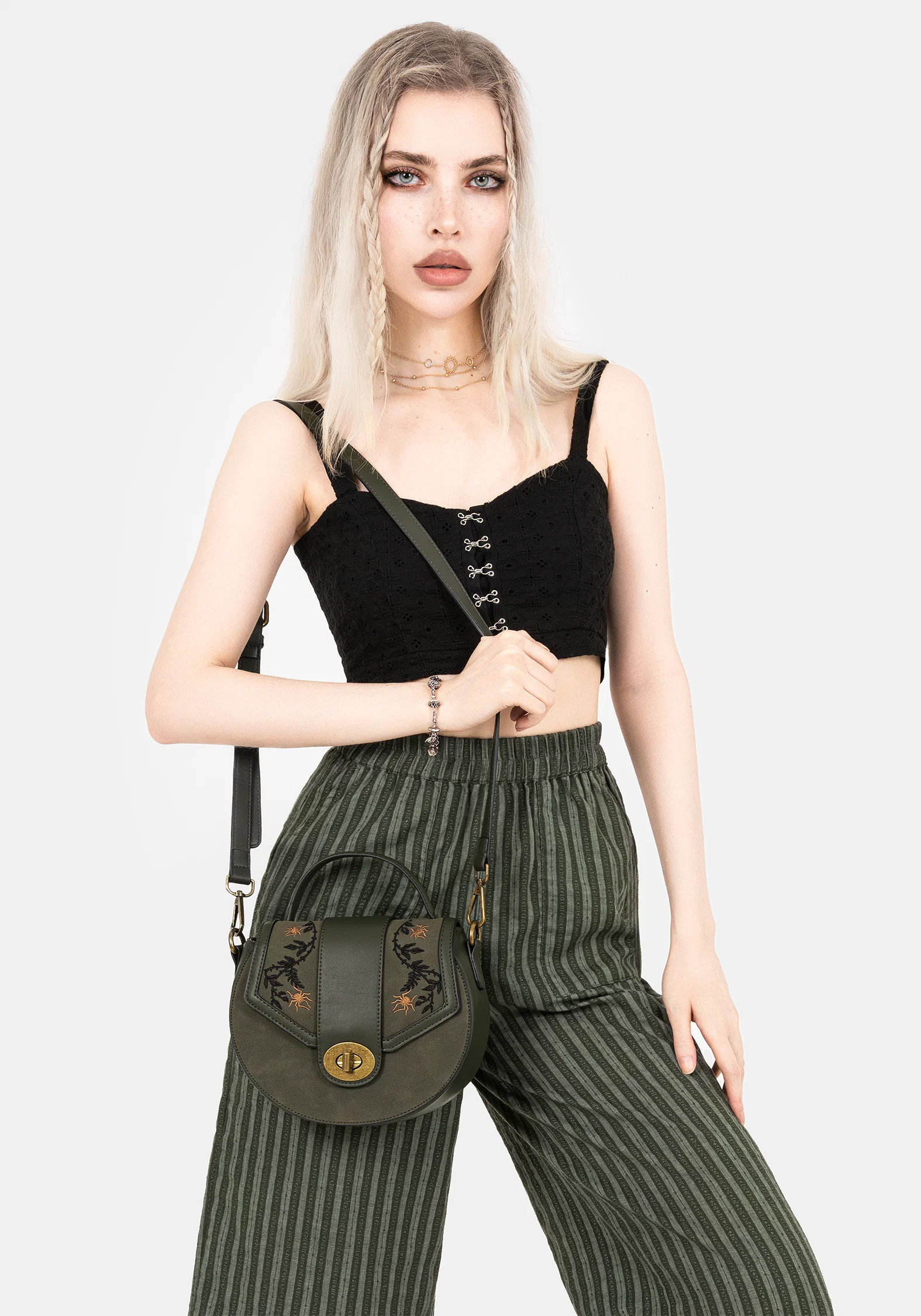 Alluvial Embroidered Crossbody Bag - Image 2