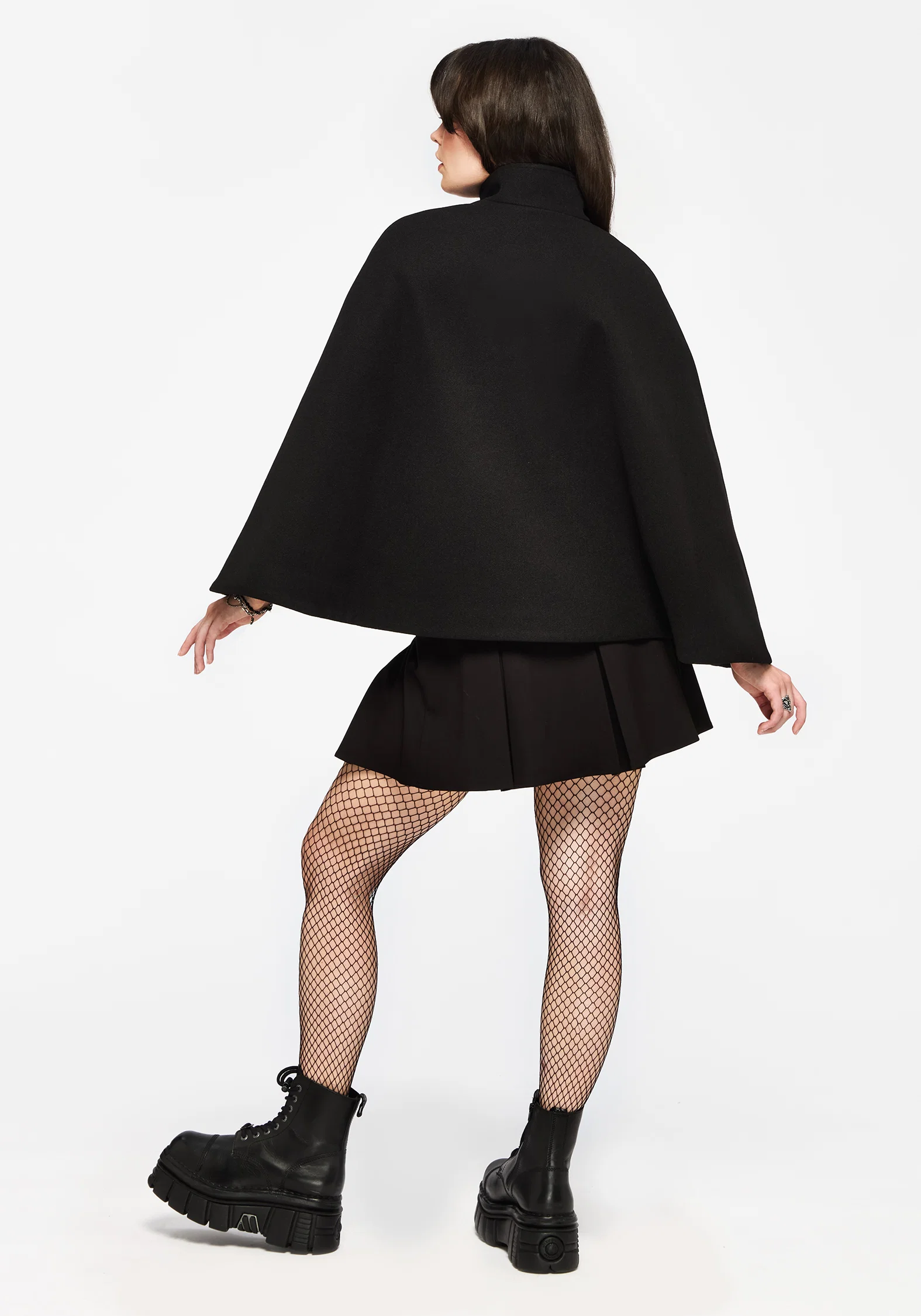 Althea Pin Detail Cape - Image 3
