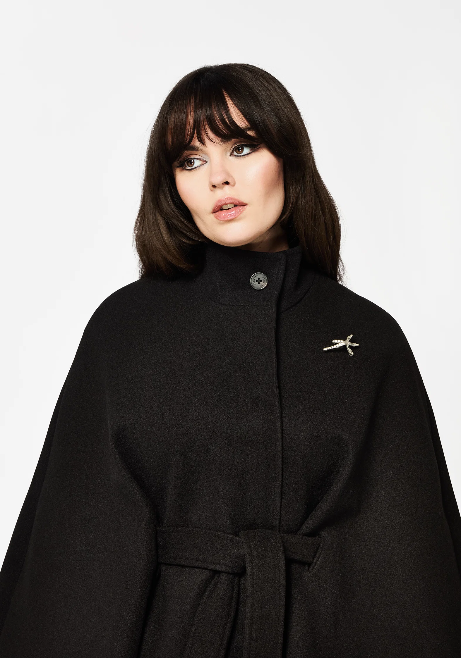 Althea Pin Detail Cape - Image 4