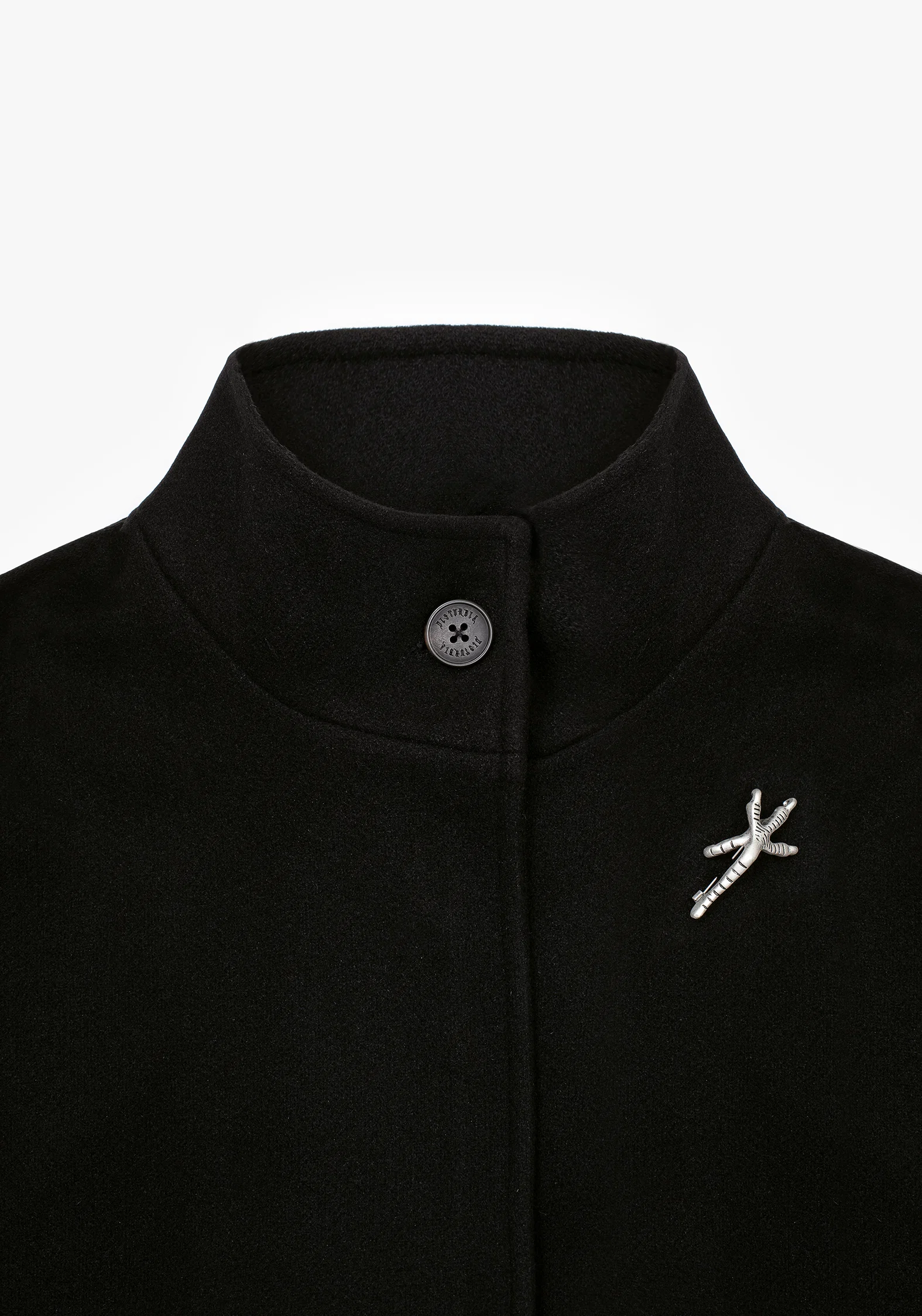 Althea Pin Detail Cape - Image 9