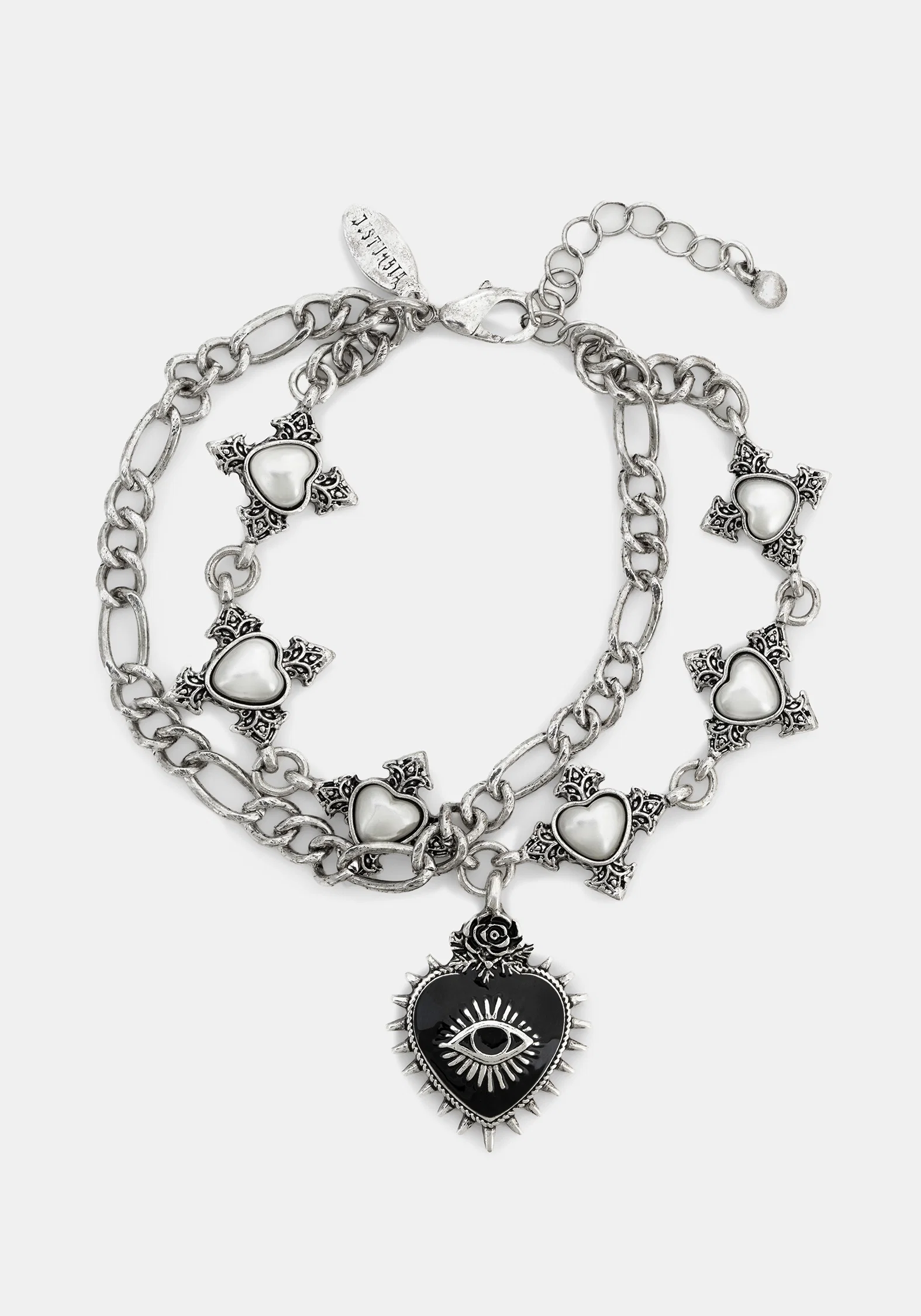Amada Prickle Sacred Heart Layered Chunky Bracelet - Image 6