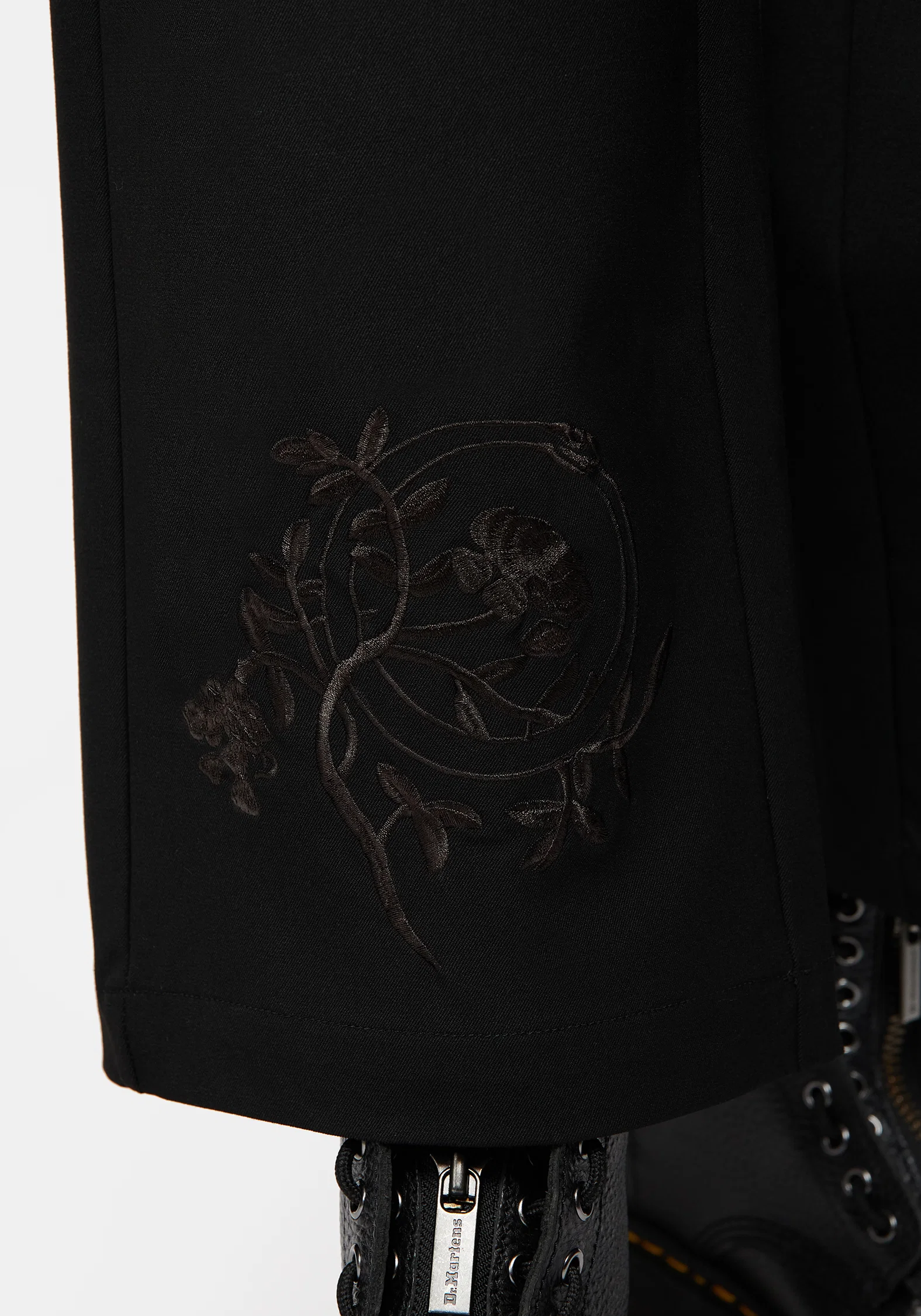 Amalthea Embroidered Tailored Wide Leg Trousers - Image 6