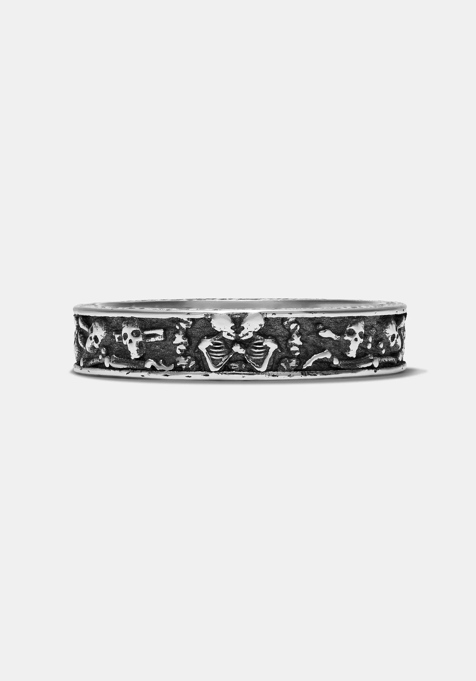 Amorata Lovers Sterling Silver Band - 4.5mm - Image 5