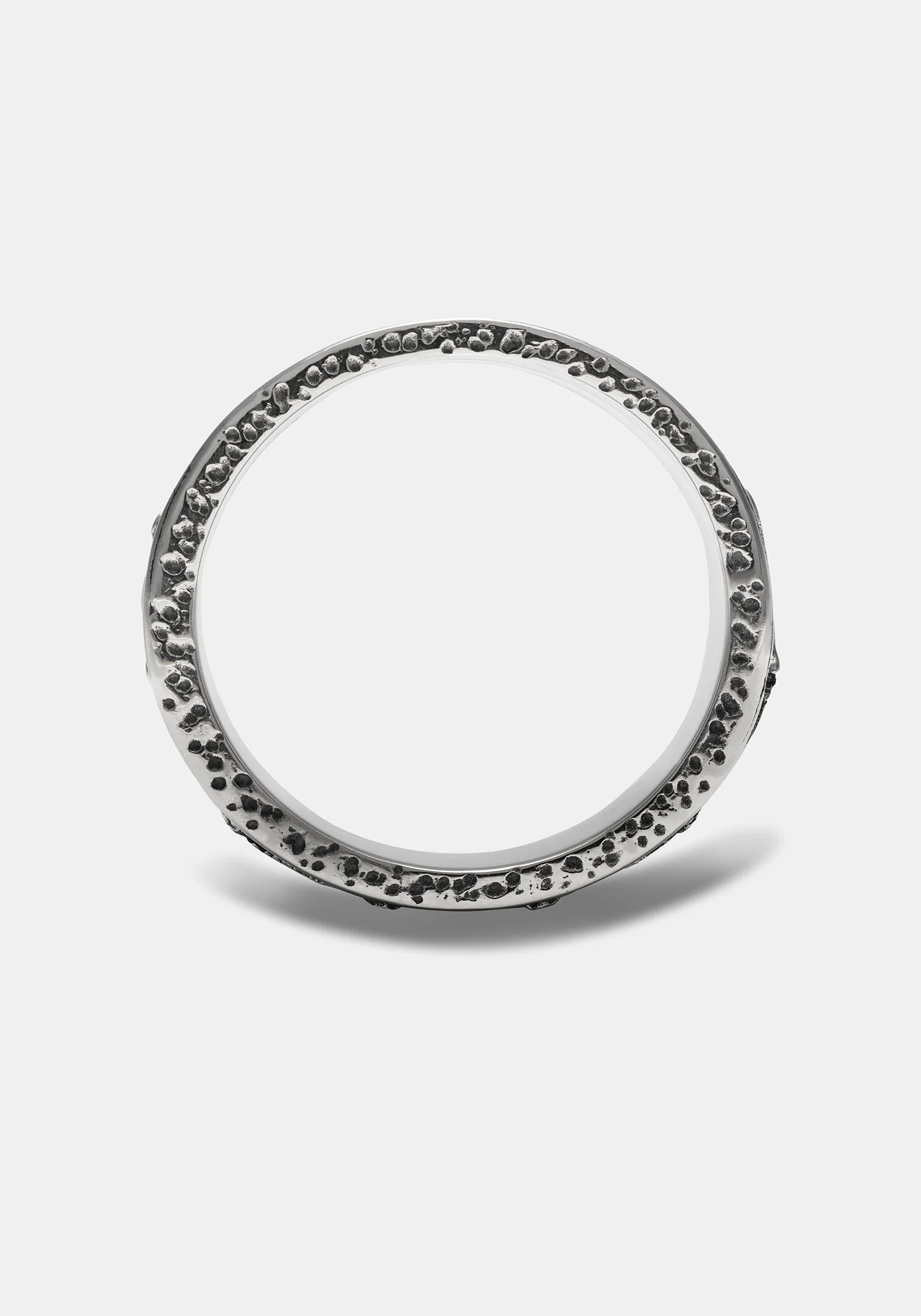 Amorata Lovers Sterling Silver Band - 9mm - Image 6