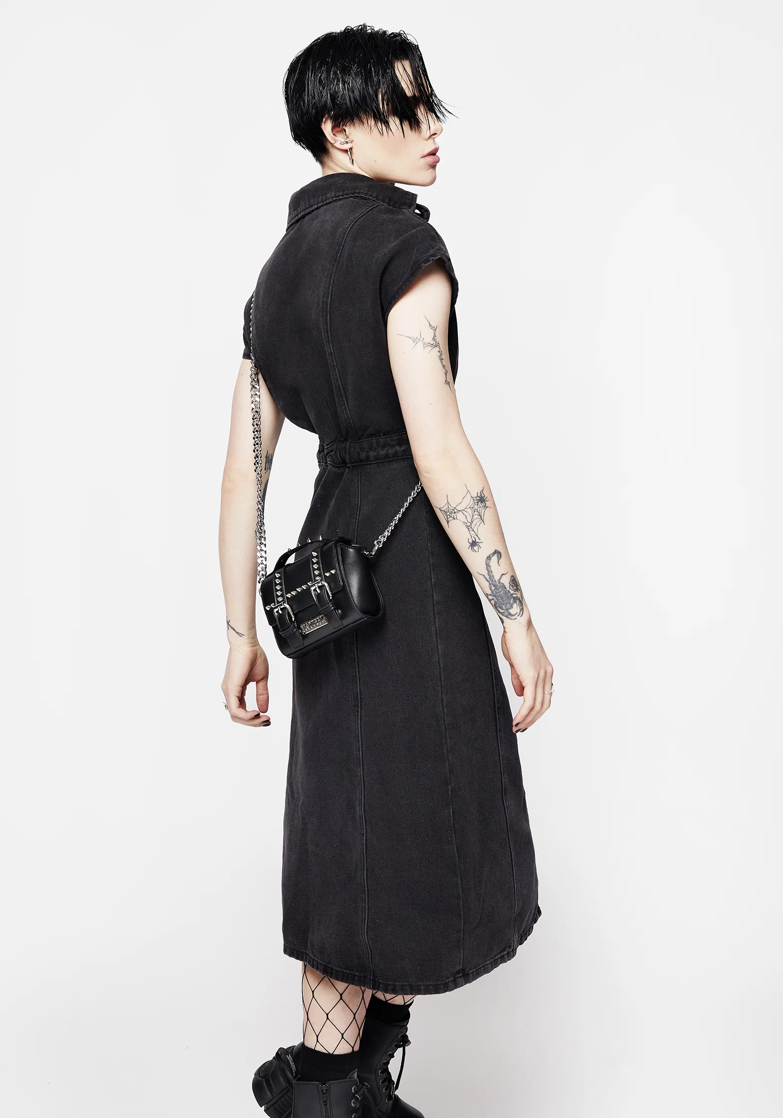 Anarcho Mini Spiked Shoulder Bag - Image 6