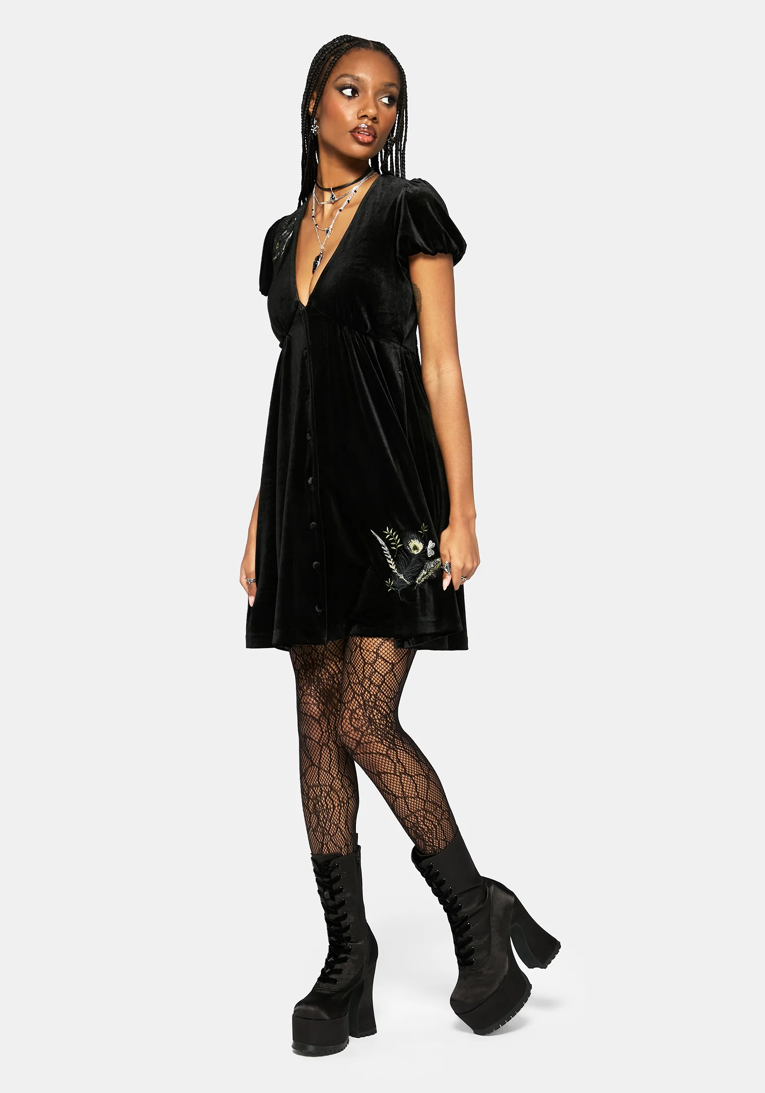 Anemone Large Floral Tights - Image 3