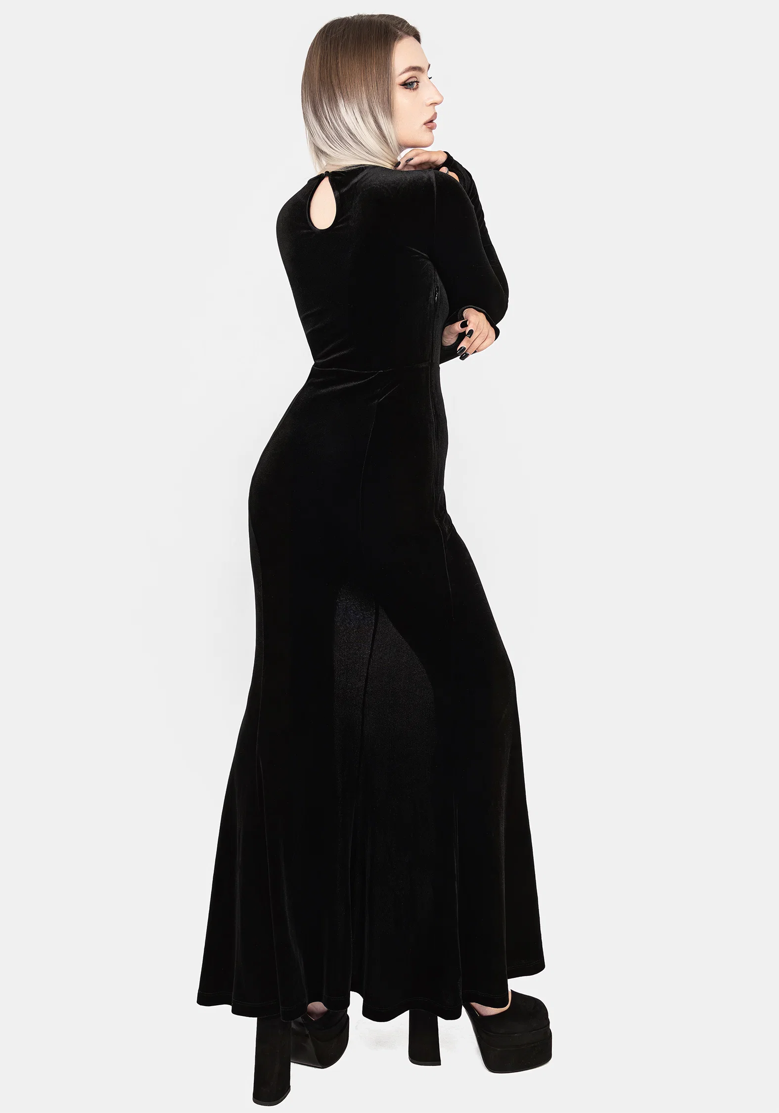 Antivenom Spider Cut Out Mesh Gown - Image 3