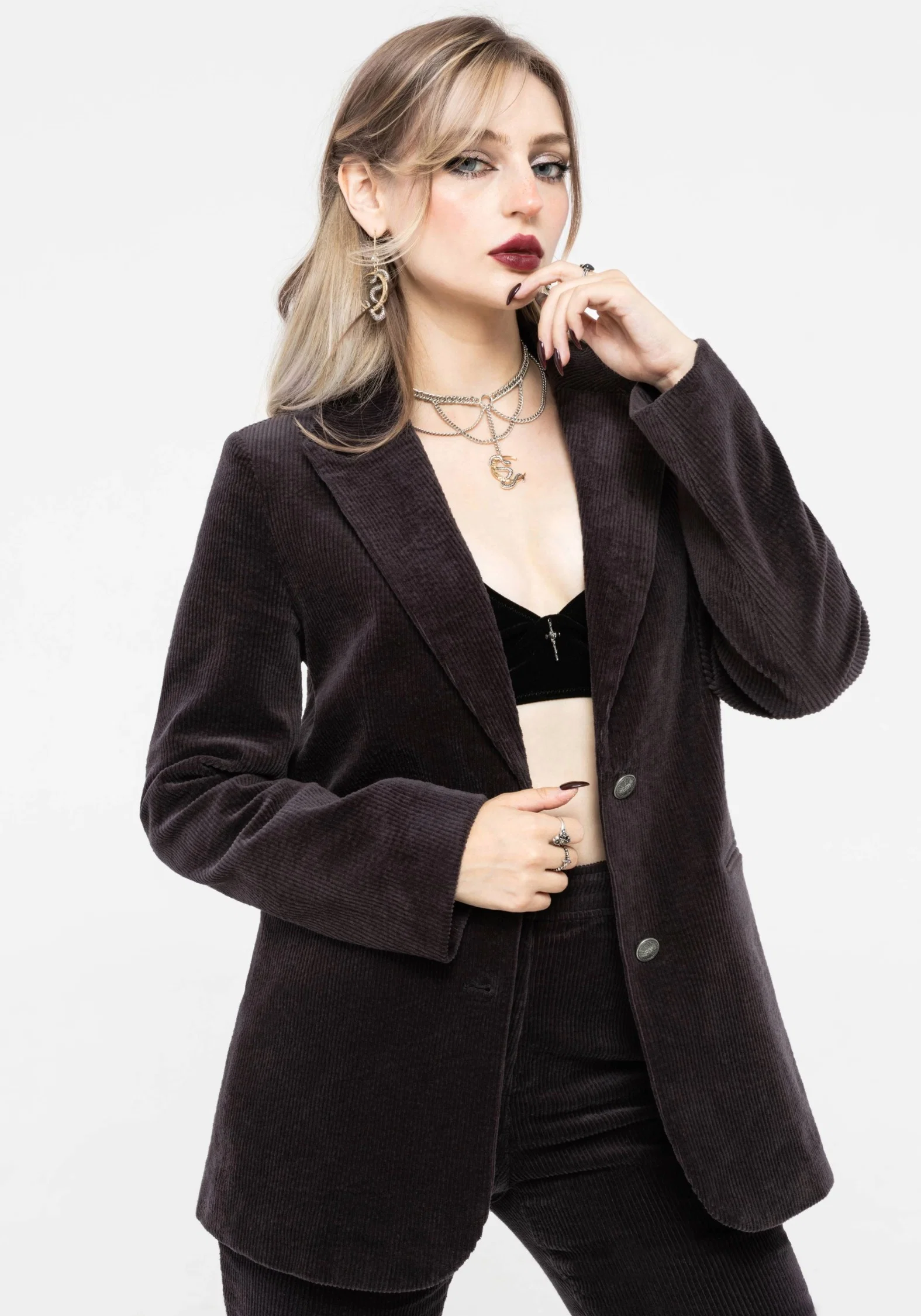 Apophis Cotton Cord Blazer - Image 5