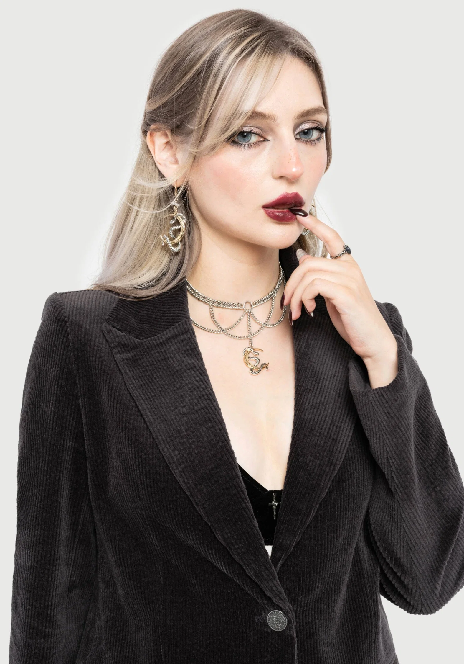 Apophis Cotton Cord Blazer - Image 6