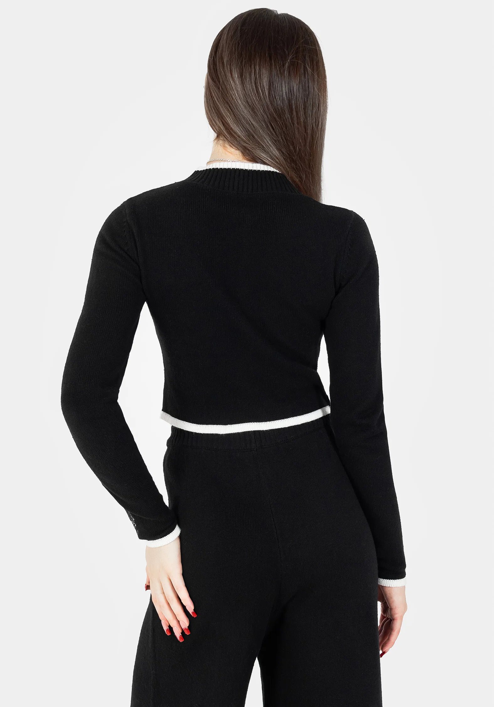 Araneae Embroidered Long Sleeve Knit Jumper - Image 3