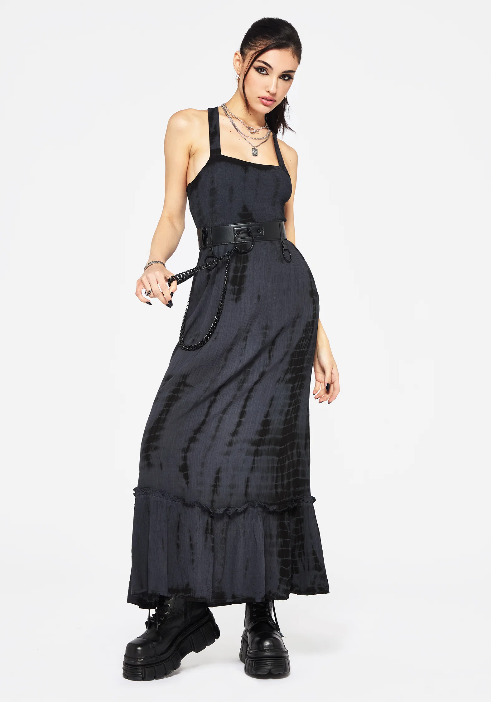 Aria Tie Dye Midaxi Dress - Image 7