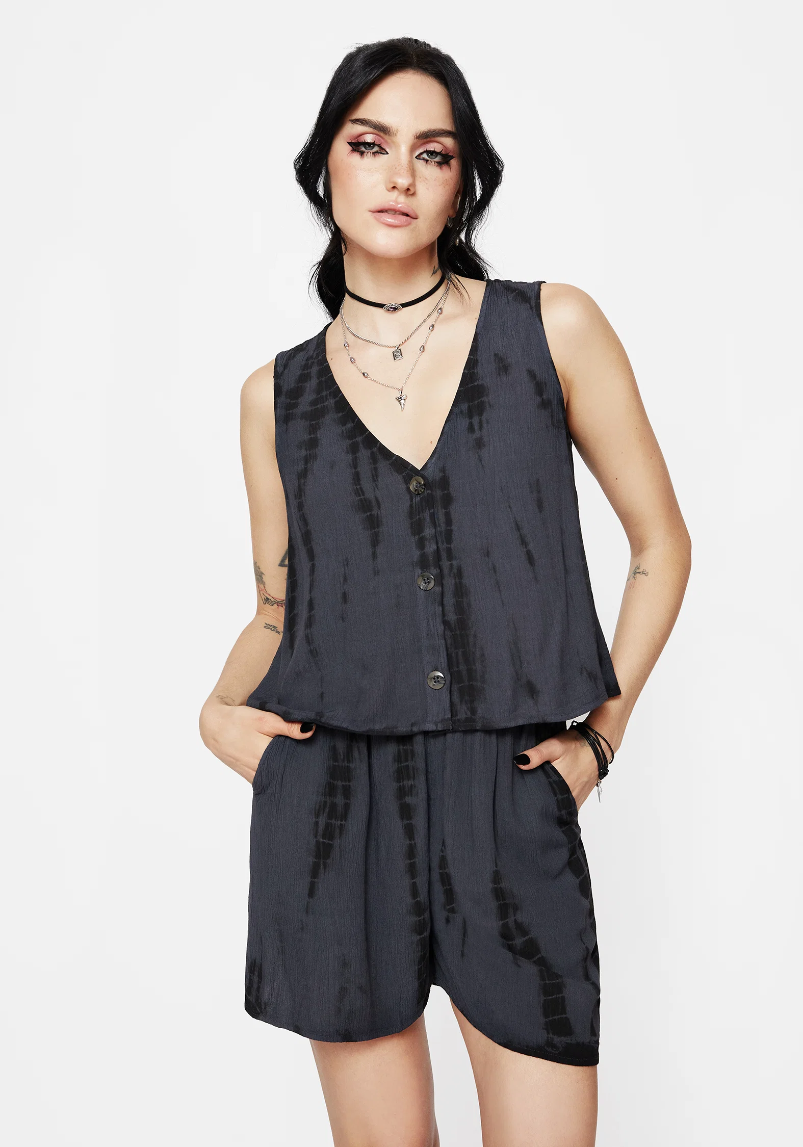 Aria Tie Dye Shorts - Image 7