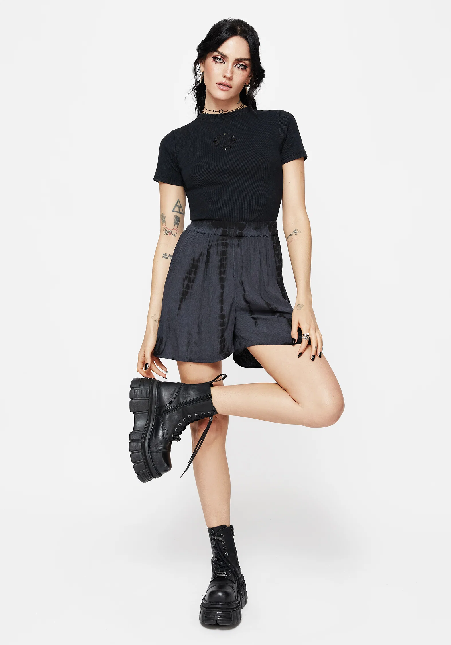 Aria Tie Dye Shorts - Image 8