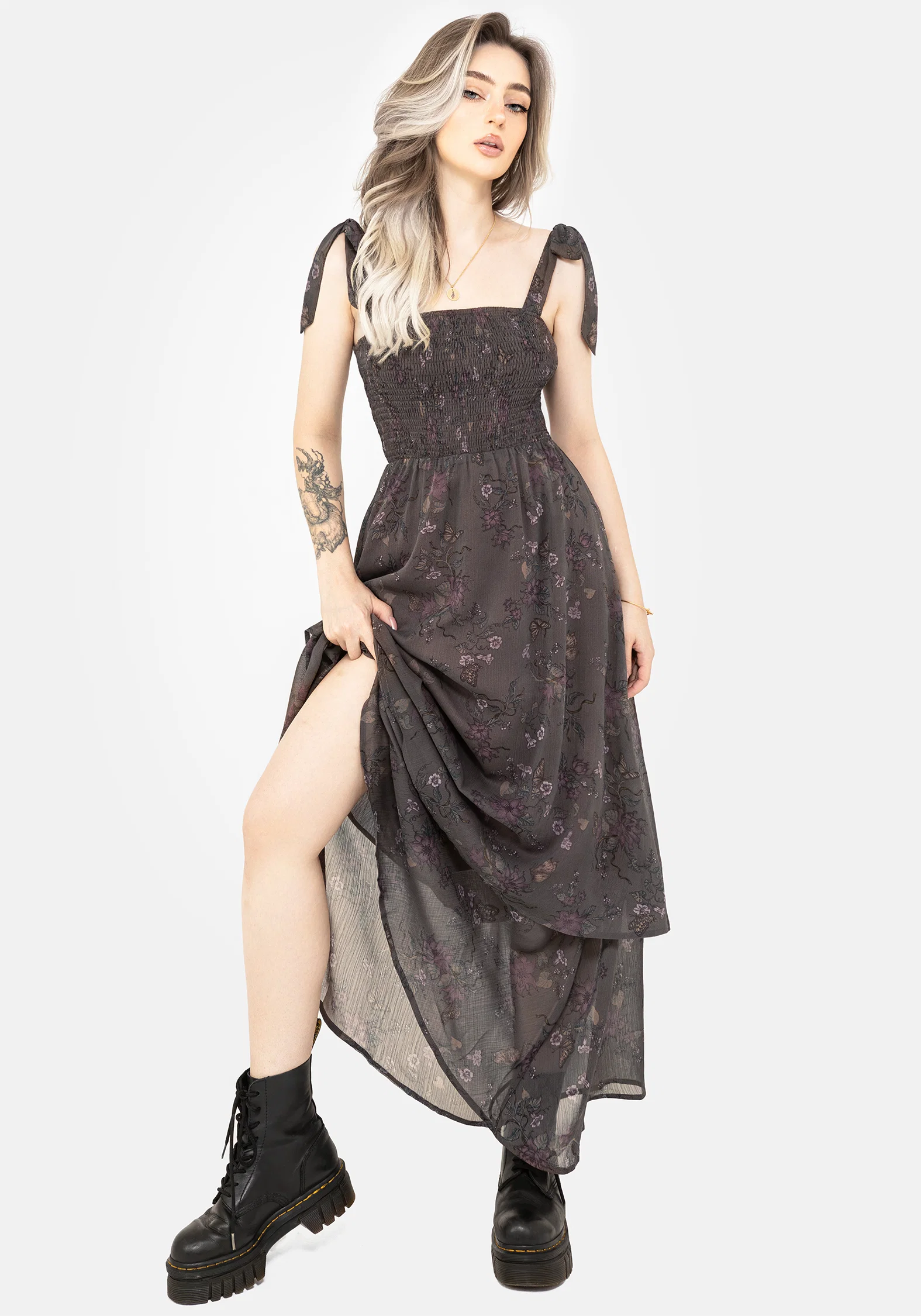 Arnora Cami Tiered Shirred Bodice Maxi Dress - Image 6