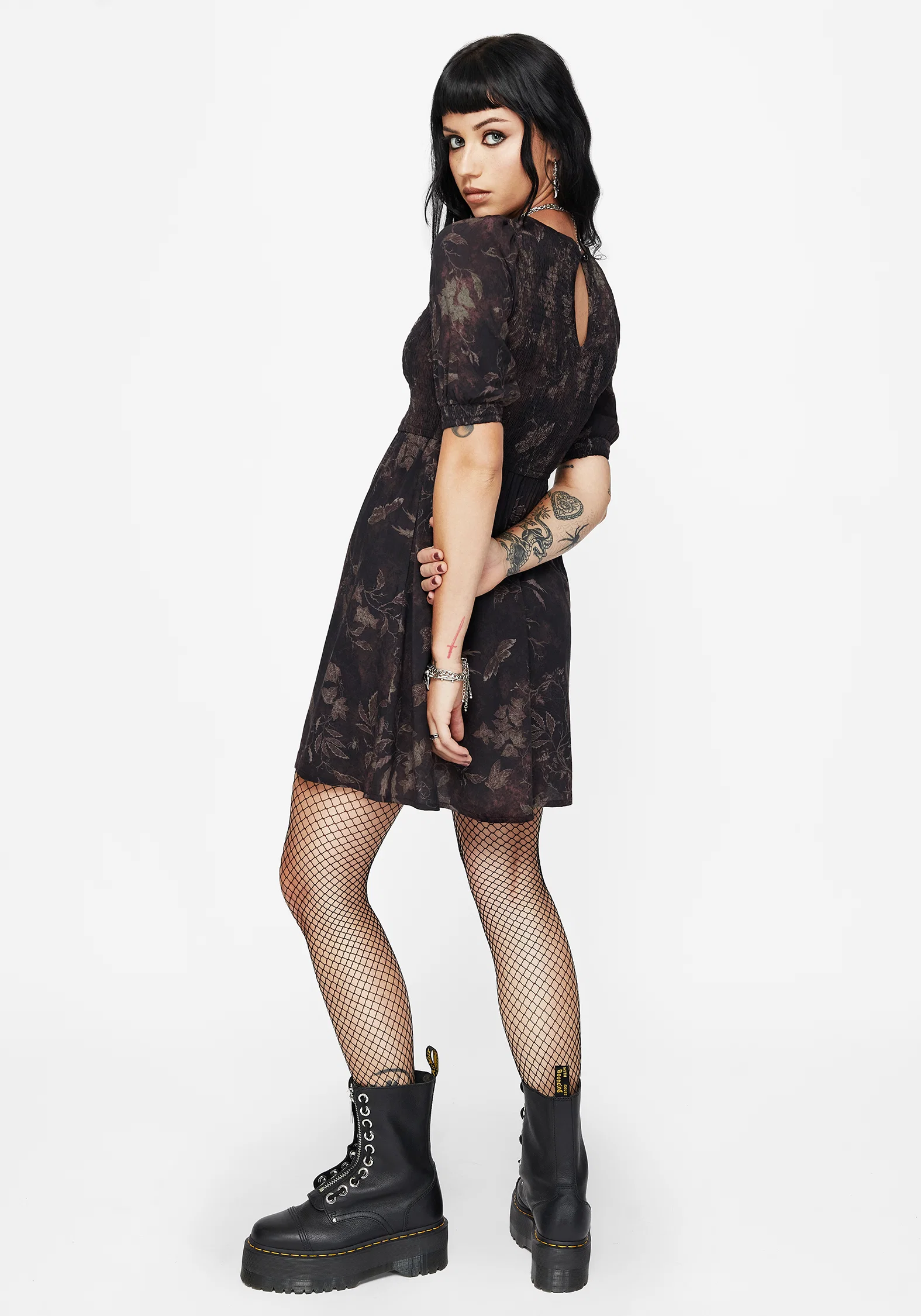 Ashmire Woodland Moth Mini Dress - Image 3