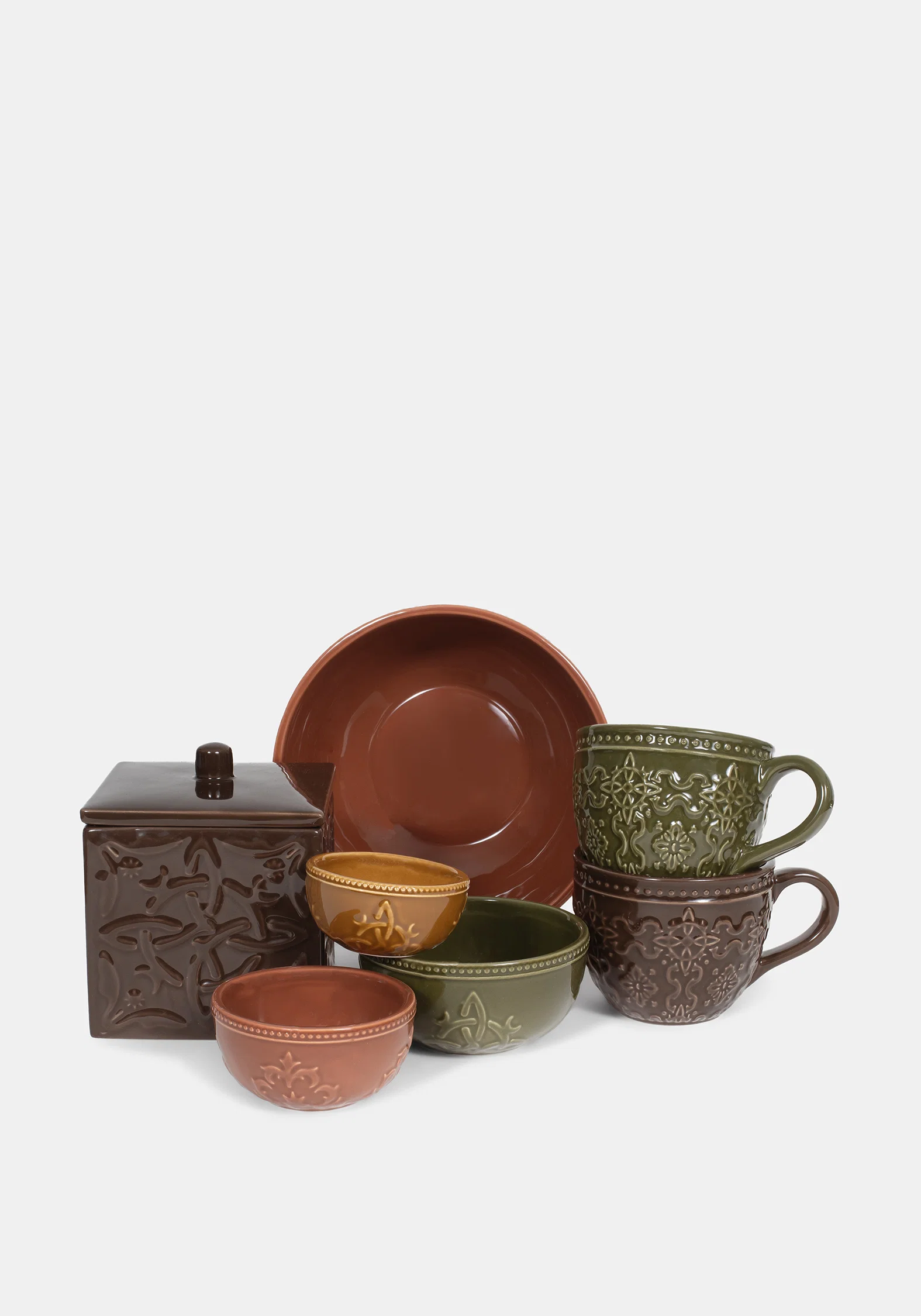 Ashwyn Witches Tile Debossed Mug - Brown - Image 6