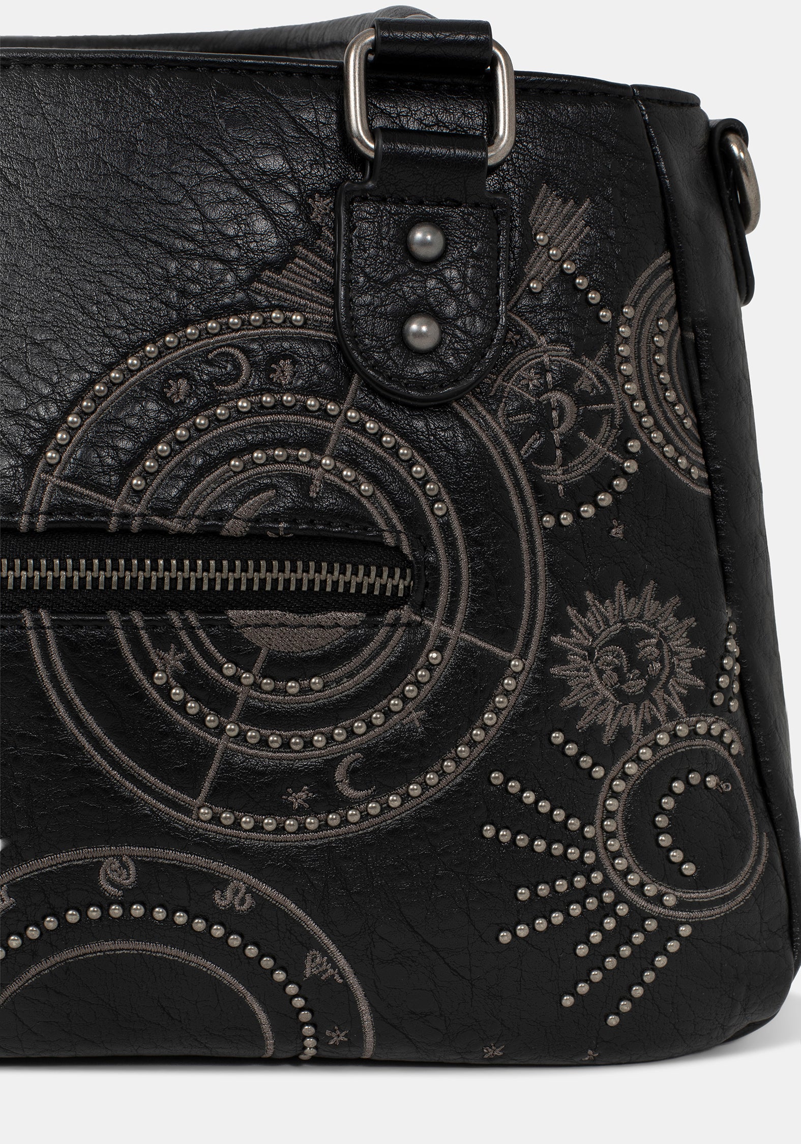 Asterielle Embroidered Rivet Handbag - Image 3