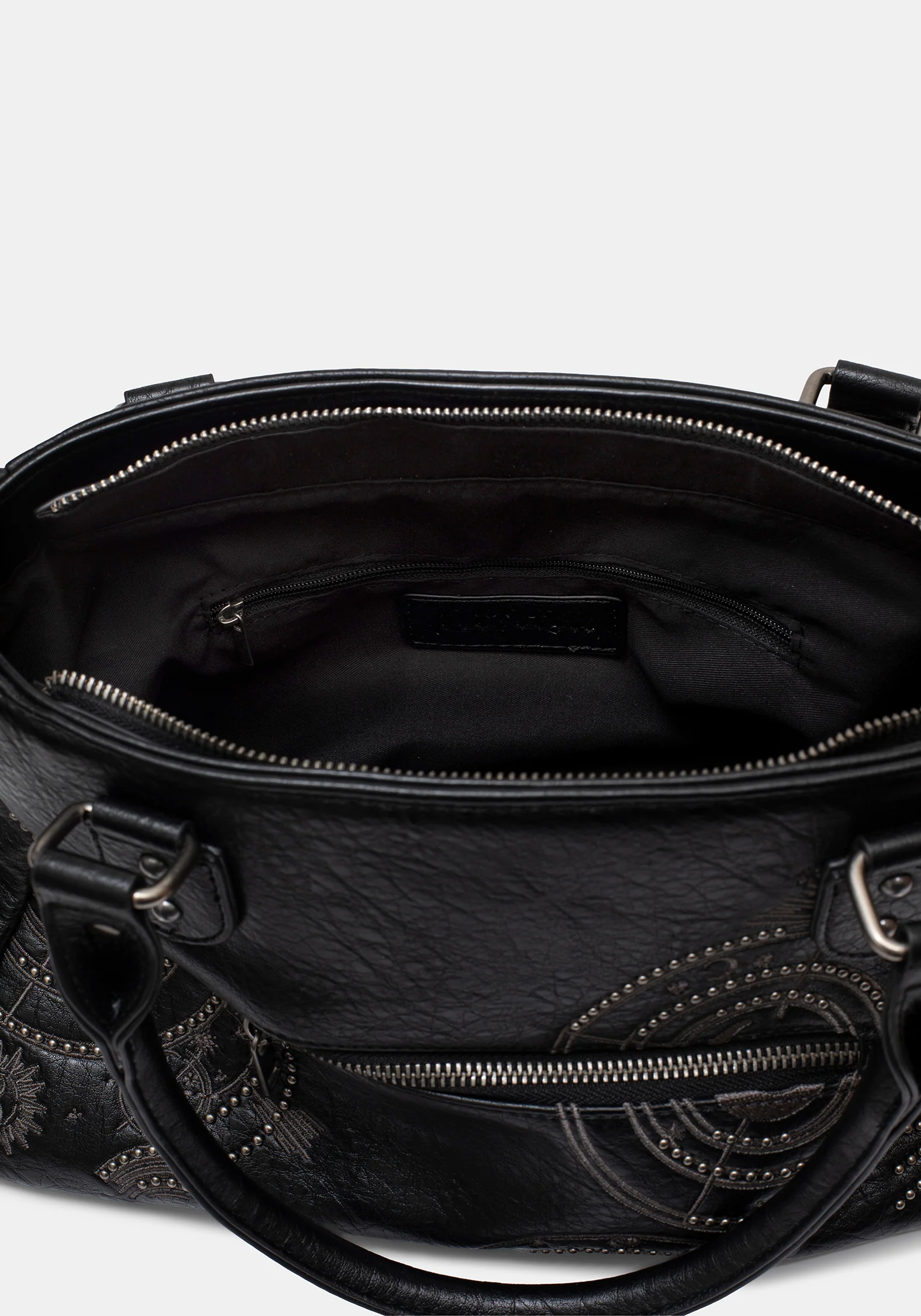 Asterielle Embroidered Rivet Handbag - Image 6