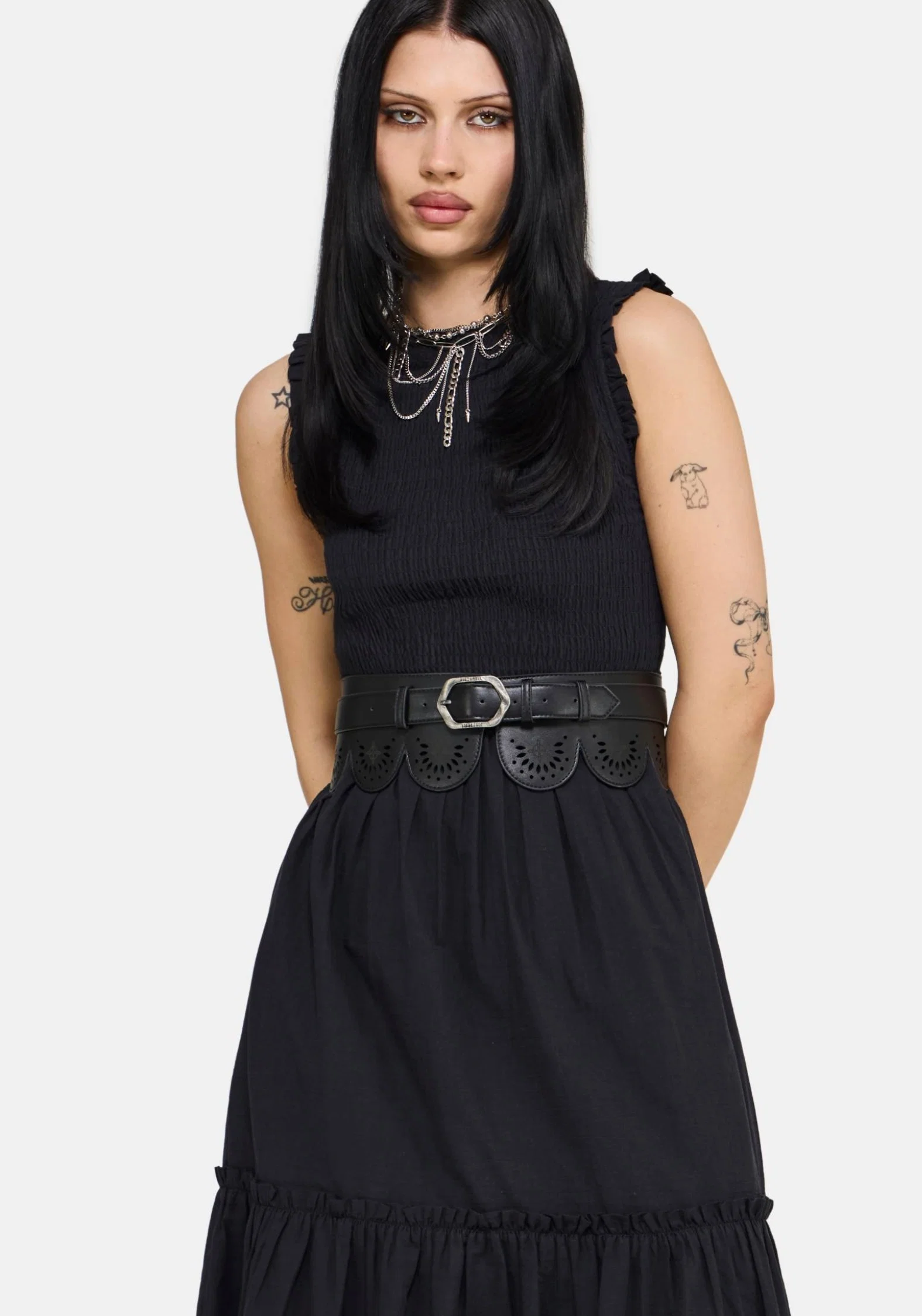 Atha Witches Knot Scallop Cut Out Waist Belt - Image 2