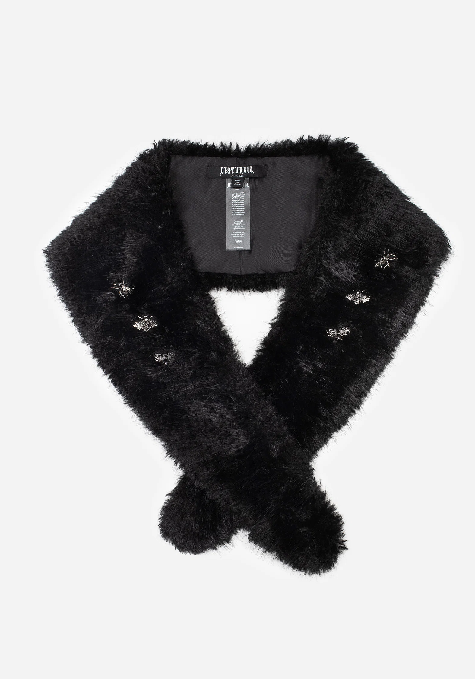 Aven Bug Faux Fur Scarf Collar - Image 7