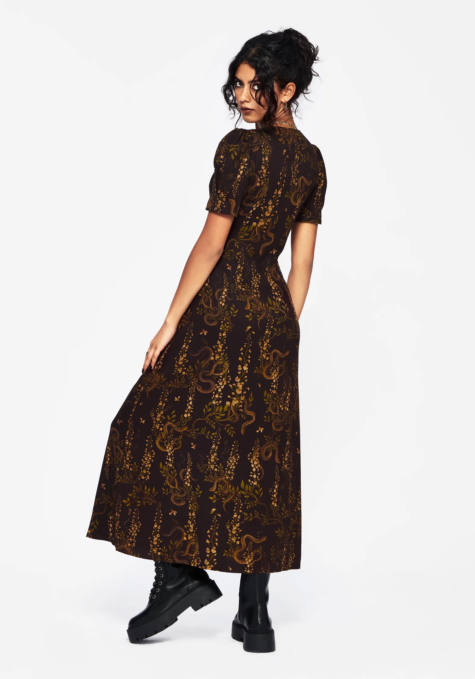 Azazel Snake Printed Midaxi Dress - Image 3