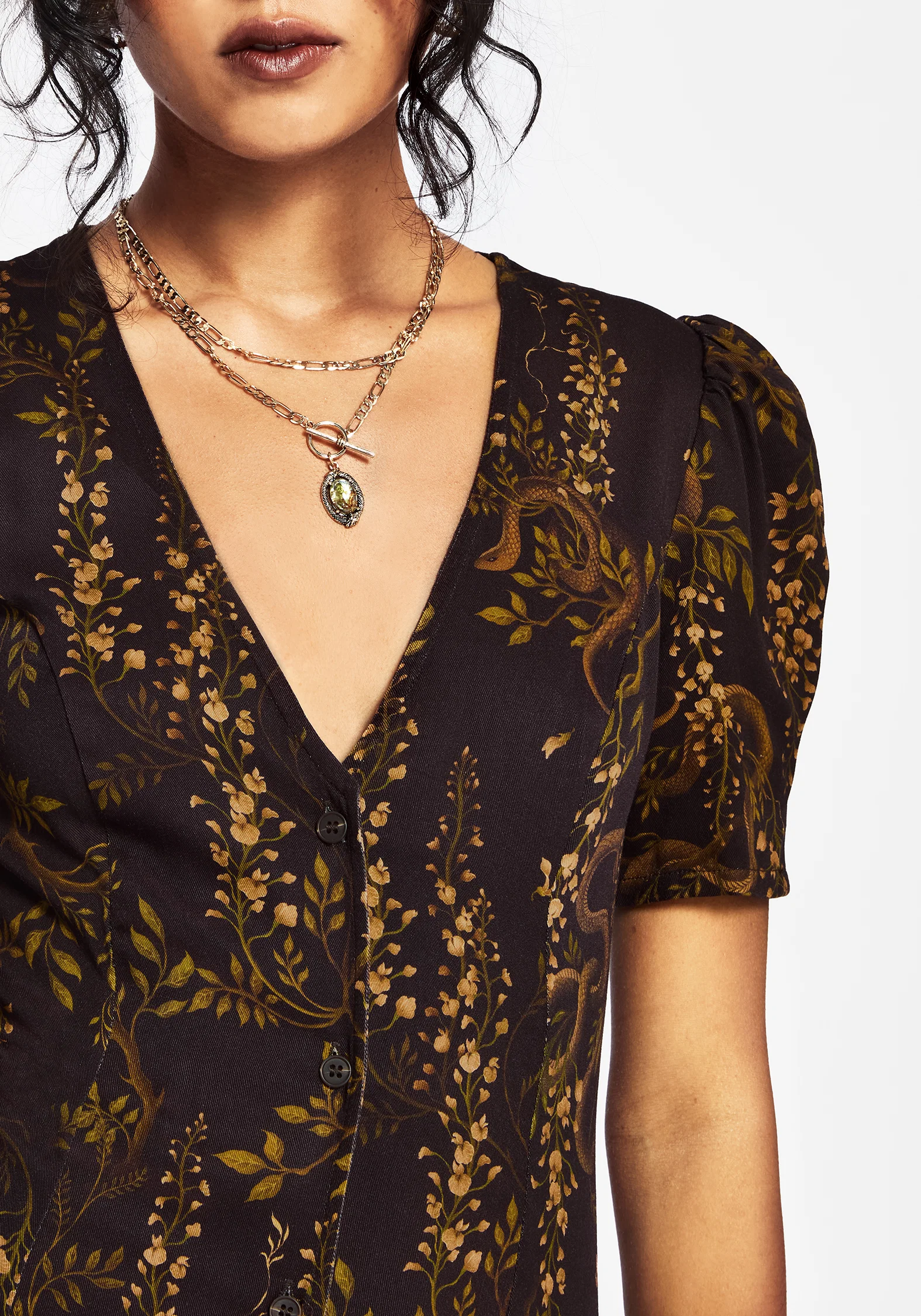 Azazel Snake Printed Midaxi Dress - Image 5