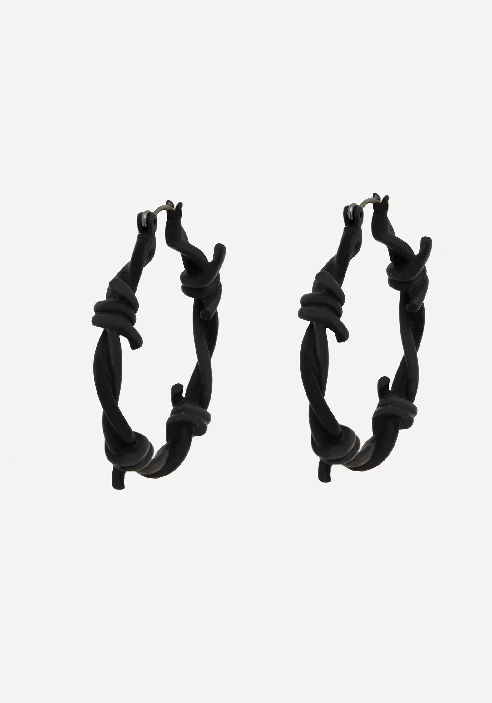 Barbed Hoop Earrings - Image 5