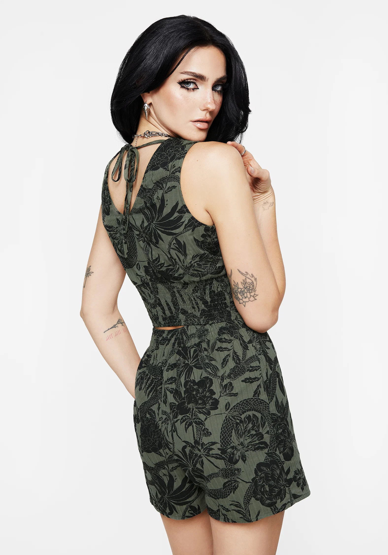 Bashe Cotton Tank - Green - Image 3