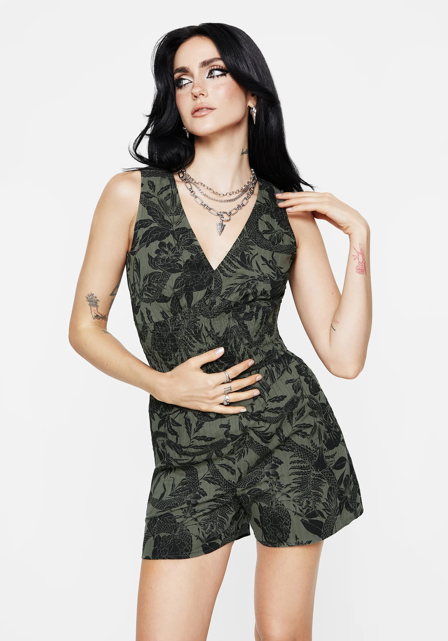 Bashe Cotton Tank - Green - Image 4