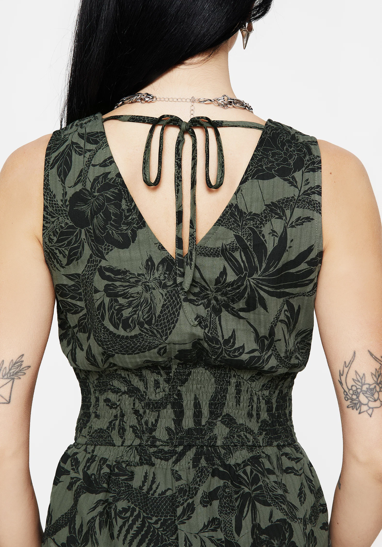 Bashe Cotton Tank - Green - Image 6