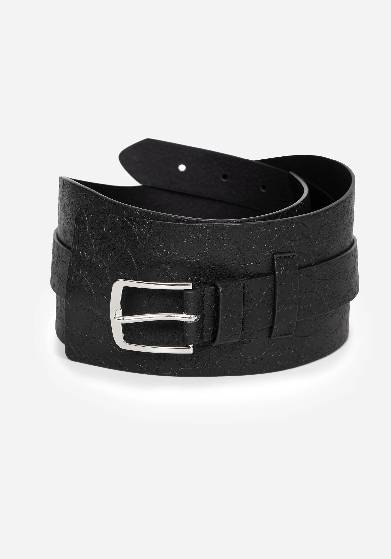 Bathory Floral Embossed Waist Belt - Image 4