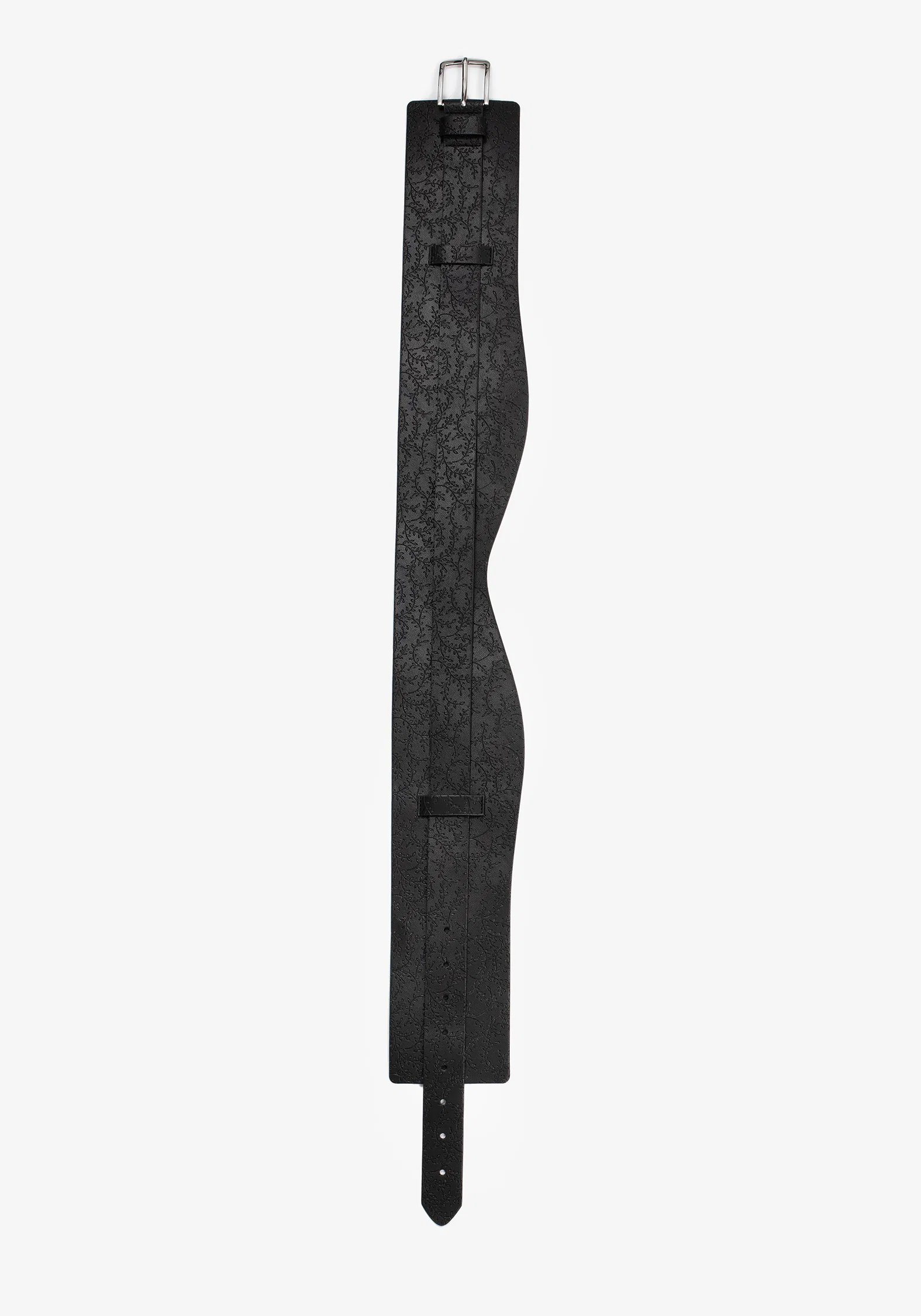 Bathory Floral Embossed Waist Belt - Image 9