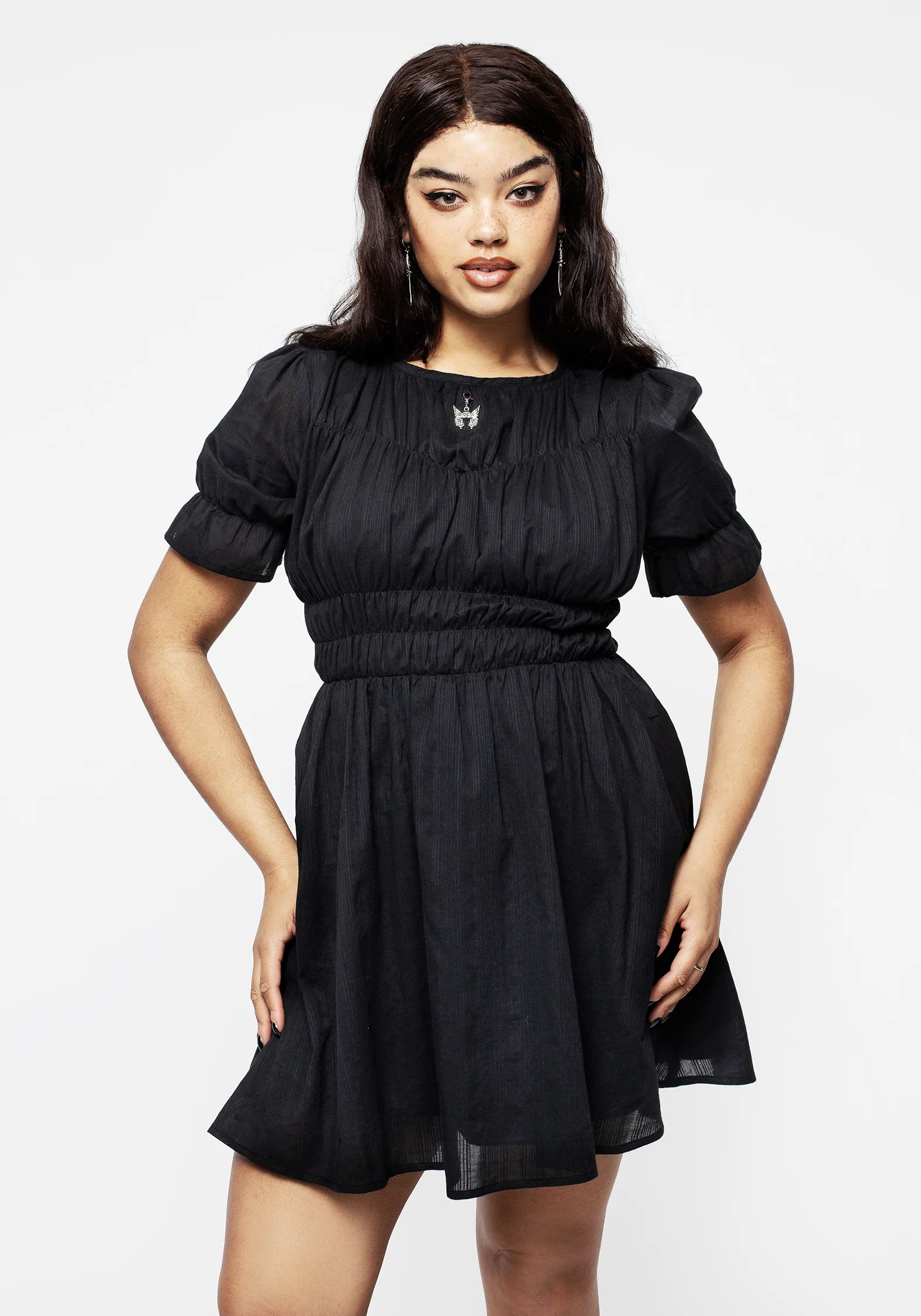 Bedelia Cotton Mini Dress - Image 5