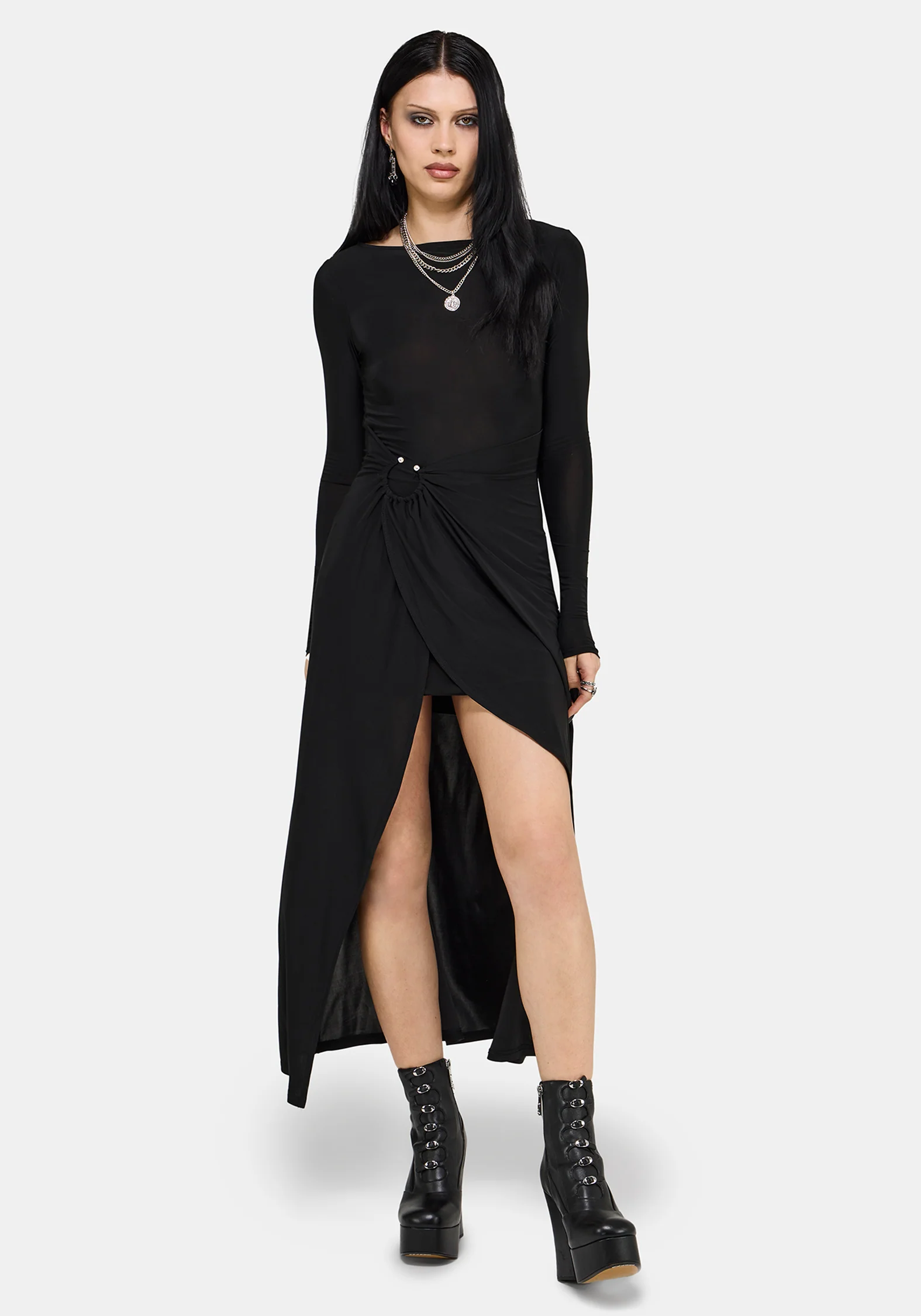 Bellamira Ring Waist Midaxi Dress - Image 5