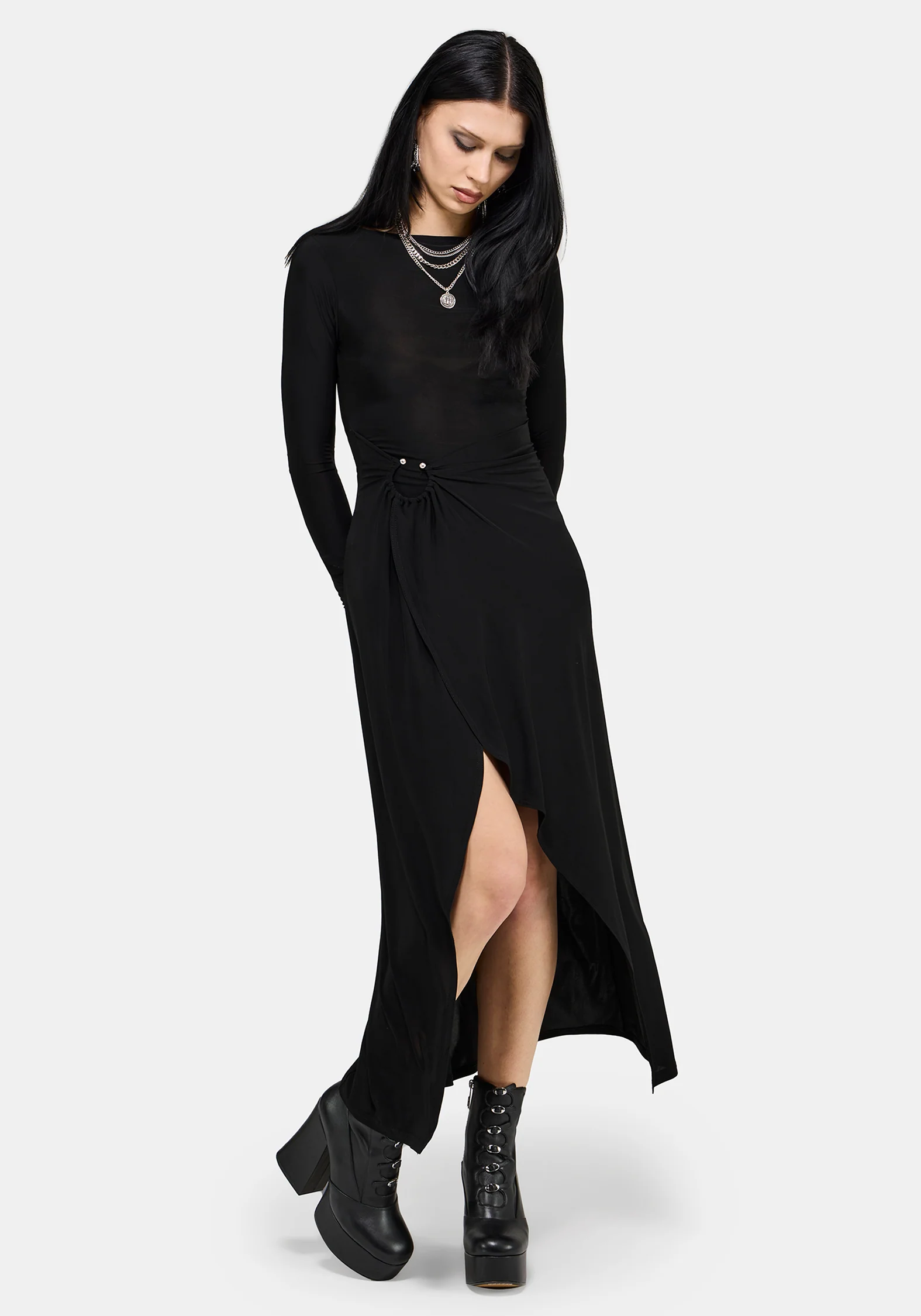 Bellamira Ring Waist Midaxi Dress - Image 6