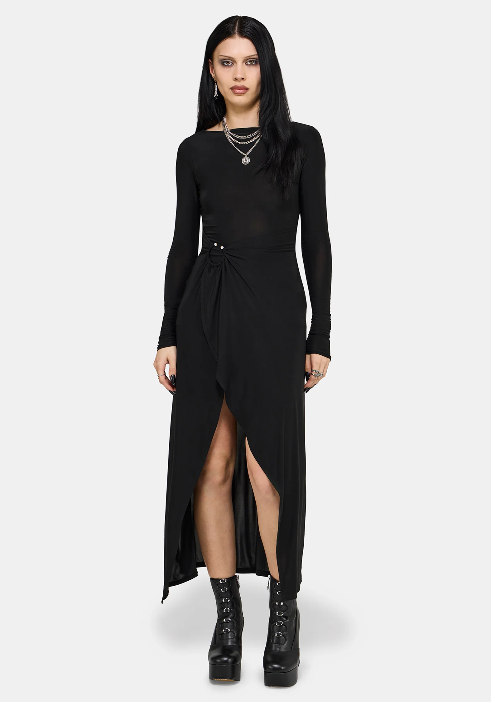 Bellamira Ring Waist Midaxi Dress - Image 7