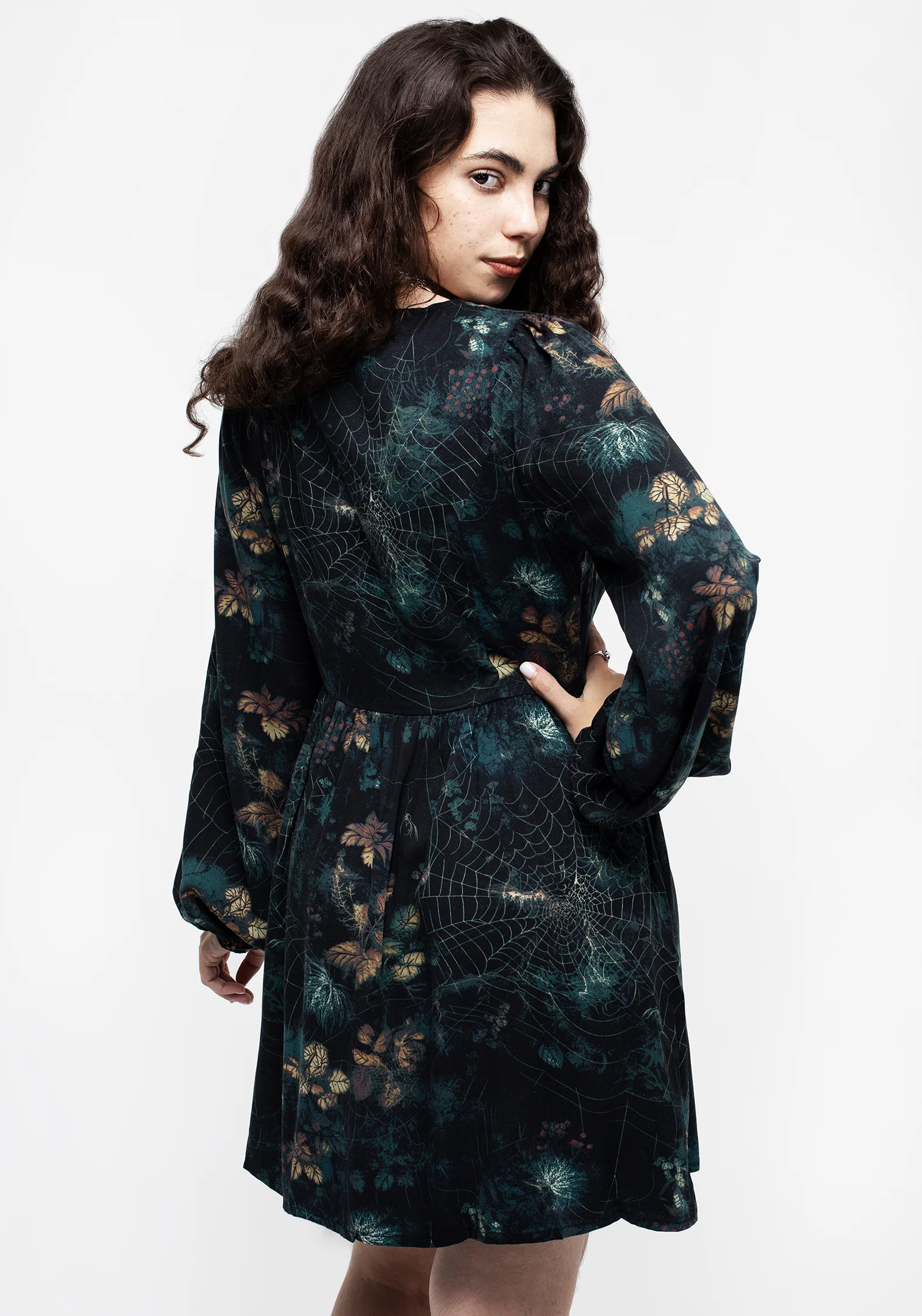 Blackthorn Button Up Mini Dress - Image 3