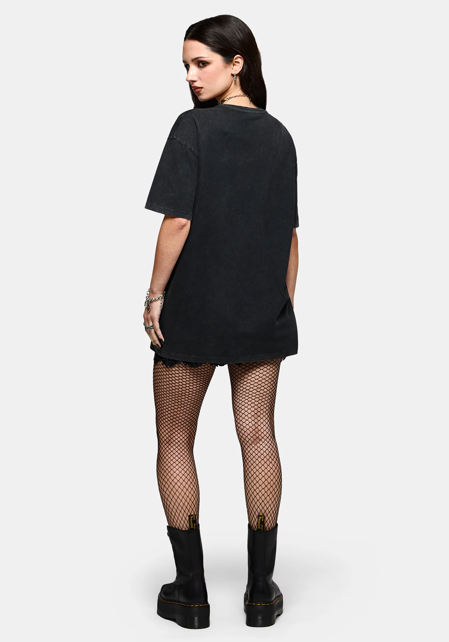 Blake Lace Oversized Graphic T-Shirt - Image 3