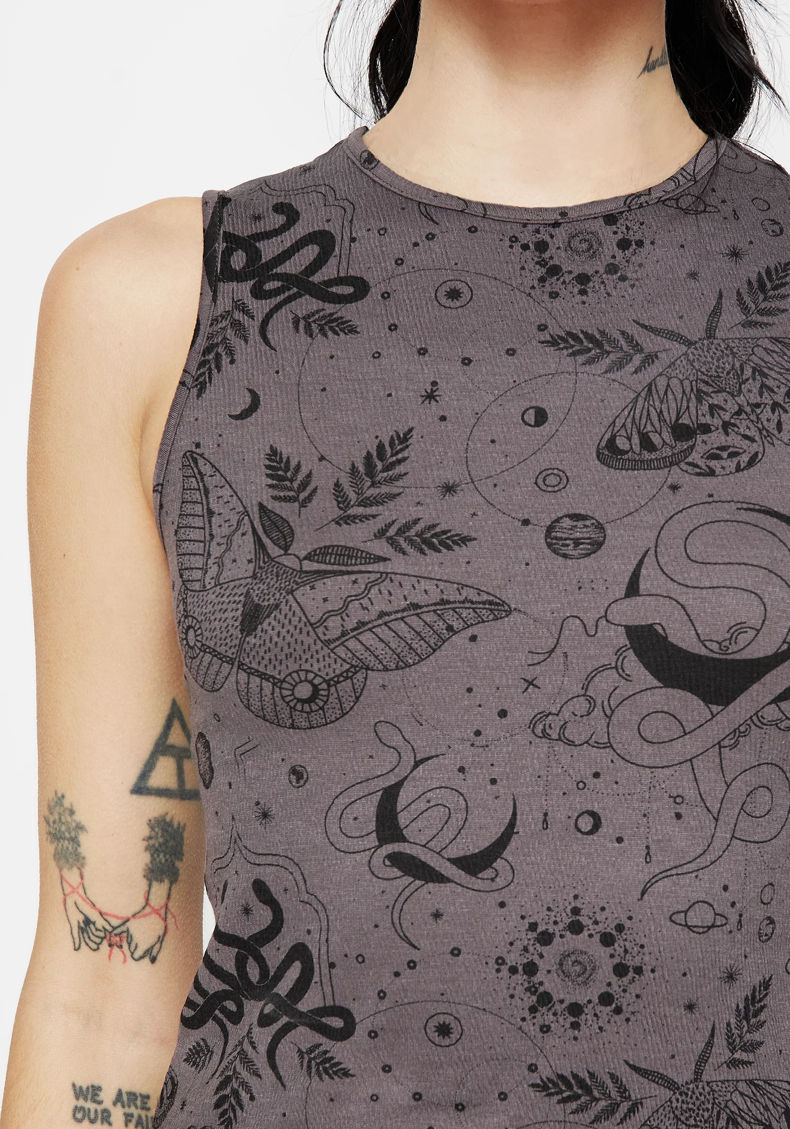 Bliss Cotton Printed Pyjama Top - Image 2