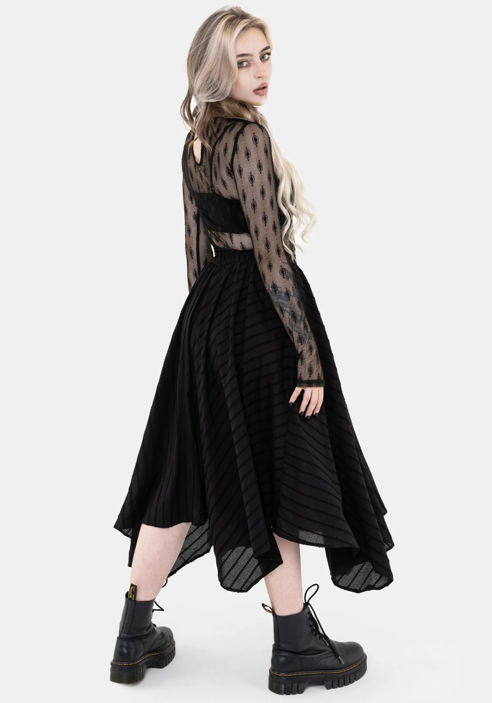 Blythe Handkerchief Hem Midaxi Skirt - Image 3