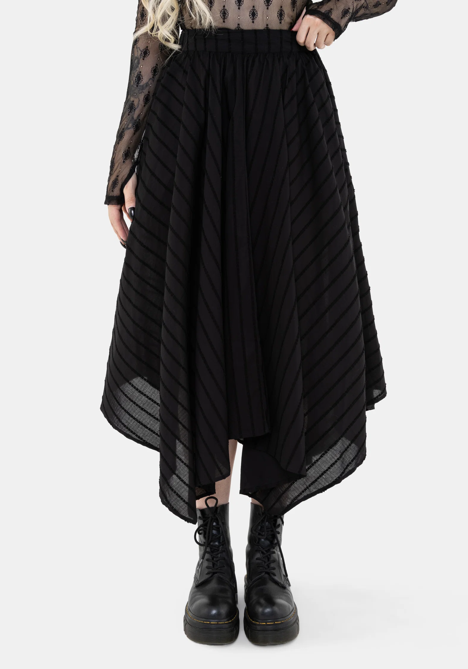 Blythe Handkerchief Hem Midaxi Skirt - Image 4