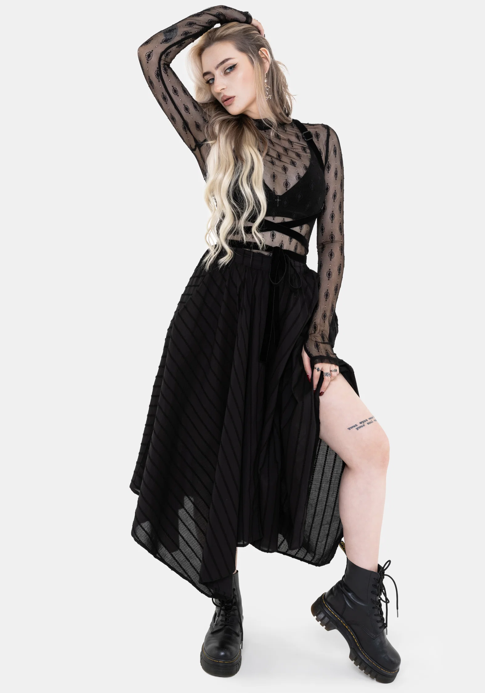 Blythe Handkerchief Hem Midaxi Skirt - Image 5