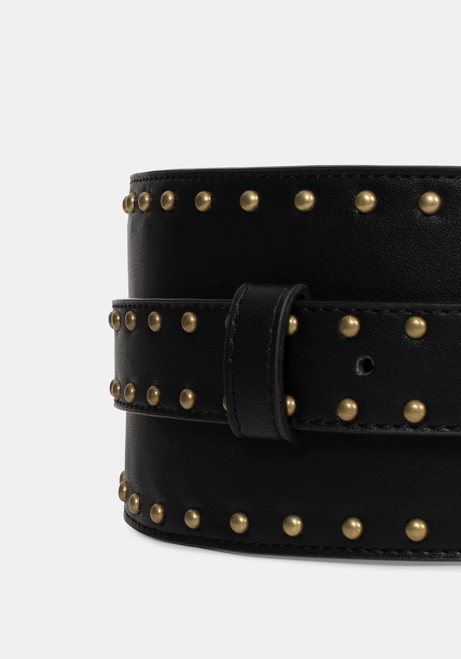 Brux Rivet Detail Buckled Waist Belt - Image 5