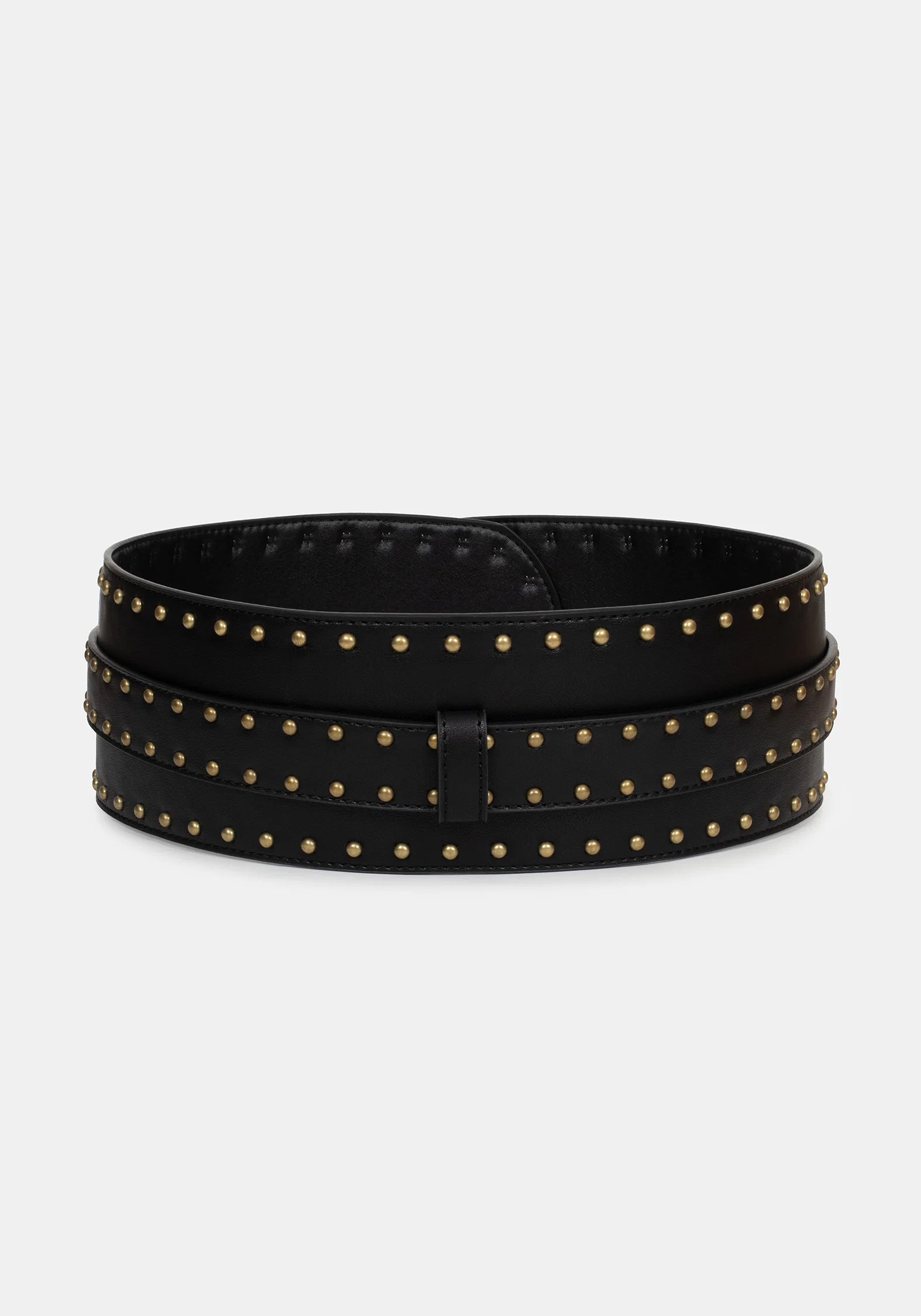 Brux Rivet Detail Buckled Waist Belt - Image 8